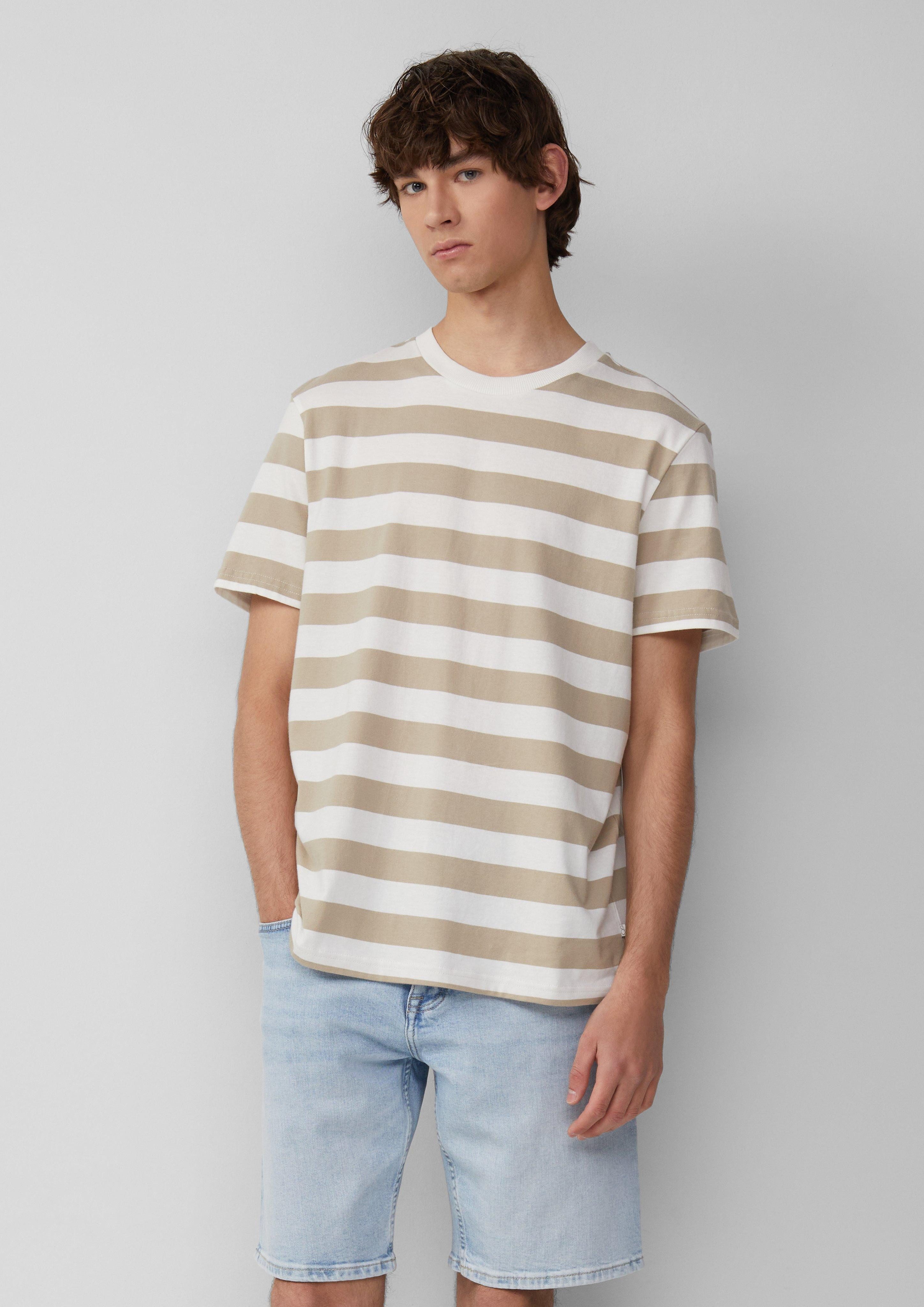 QS Kurzarmshirt T-Shirt mit Rundhalsausschnitt und günstig online kaufen