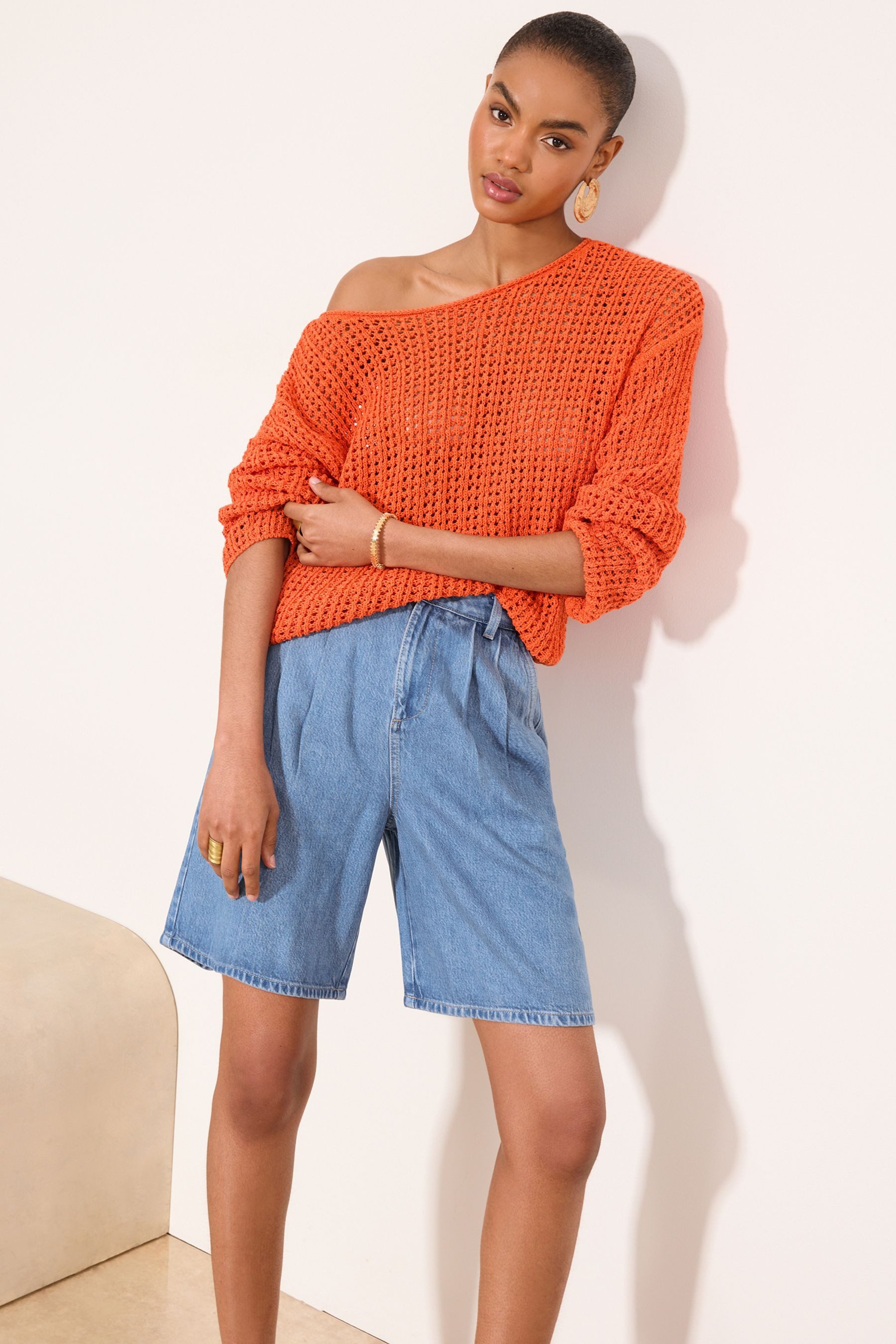 LIPSY Bermudas Lipsy Bermuda-Jeansshorts (1-tlg) – Bild 4 von 4