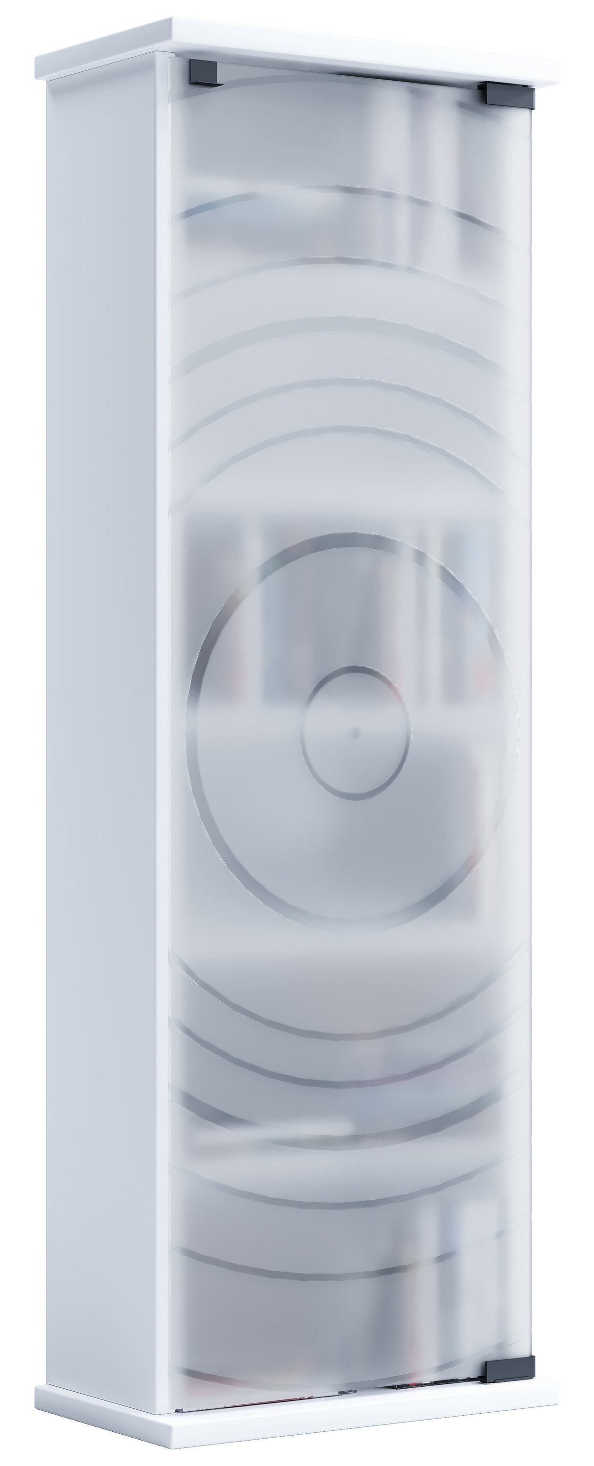 VCM CD-Regal Holz CD DVD Stand Regal Schrank Glastür Tilano M günstig online kaufen