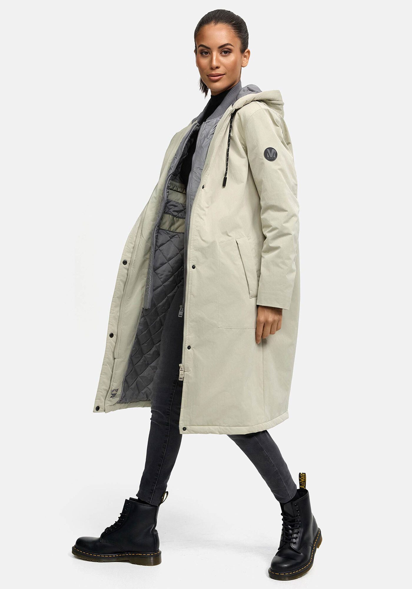 Marikoo Winterjacke Ledalaa mit großer Kapuze