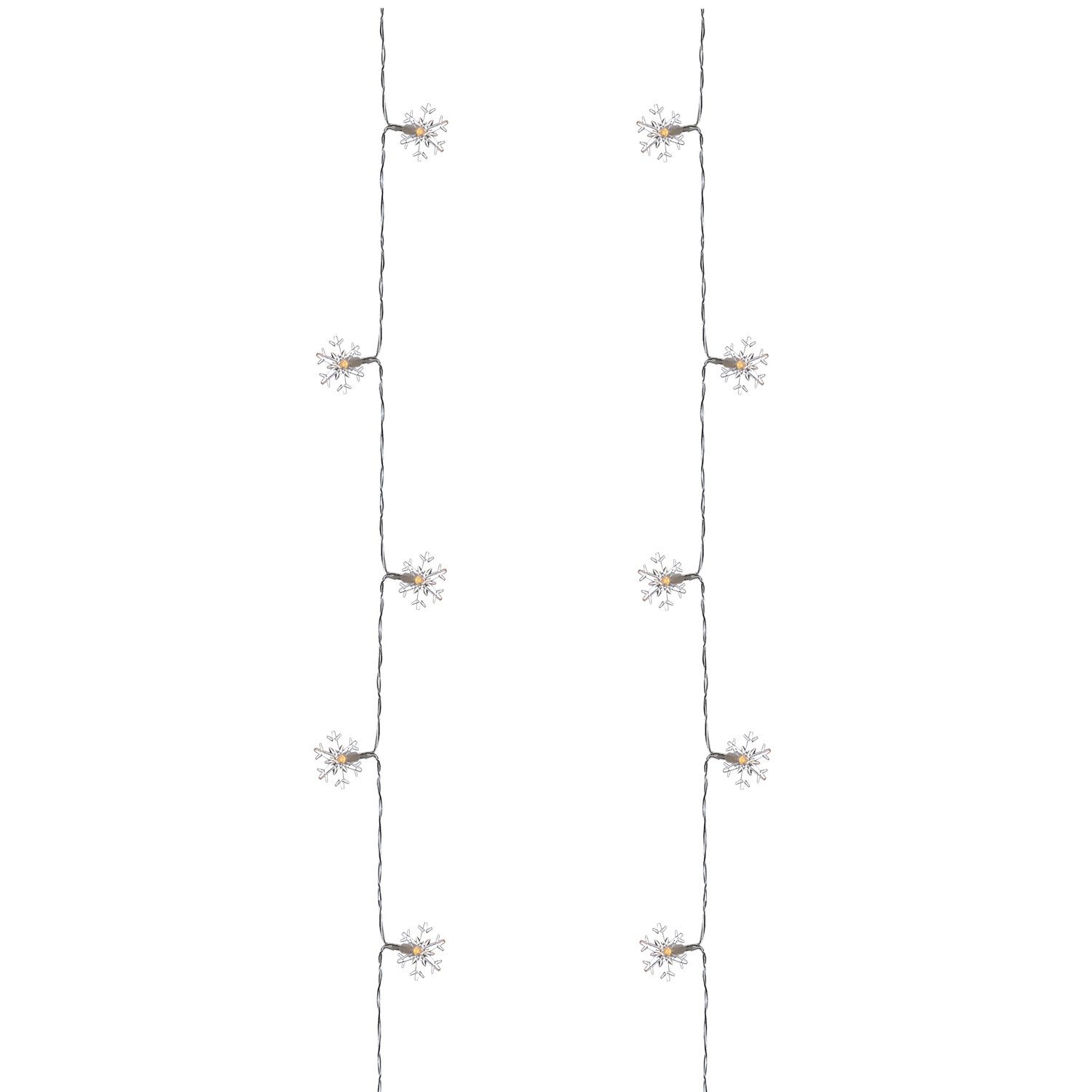 MARELIDA LED-Lichterkette Schneeflocken 2m Deko Winter günstig online kaufen