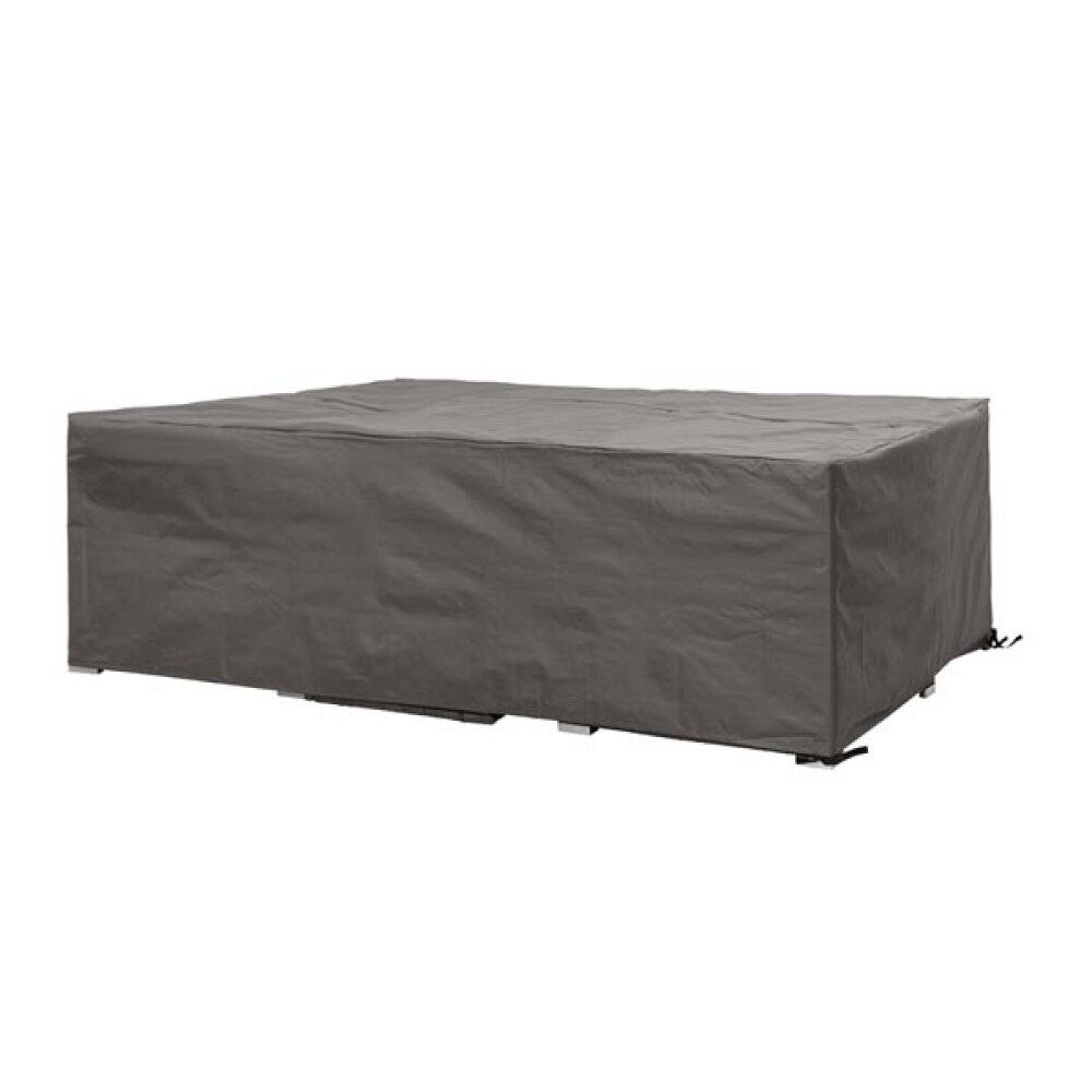 PEREL Bogenhülle Perel Schutzhülle für Gartenmöbel, Grau, rechteckig, 300 cm x 300 cm x