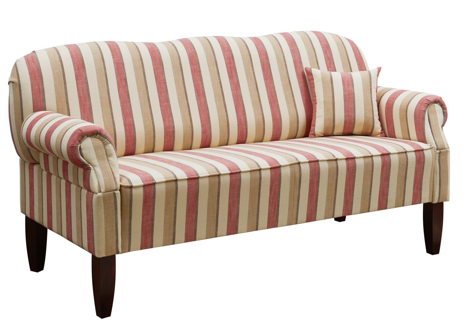 gestreift Küchensofa 180x78x93 EDINBURGH Sofa Massivmoebel24