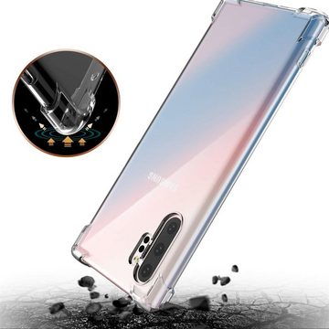 CoolGadget Handyhülle Anti Shock Rugged Case für Samsung Galaxy Note 10 Plus 6,8 Zoll, Slim Cover mit Kantenschutz Schutzhülle für Samsung Note 10 Plus Hülle
