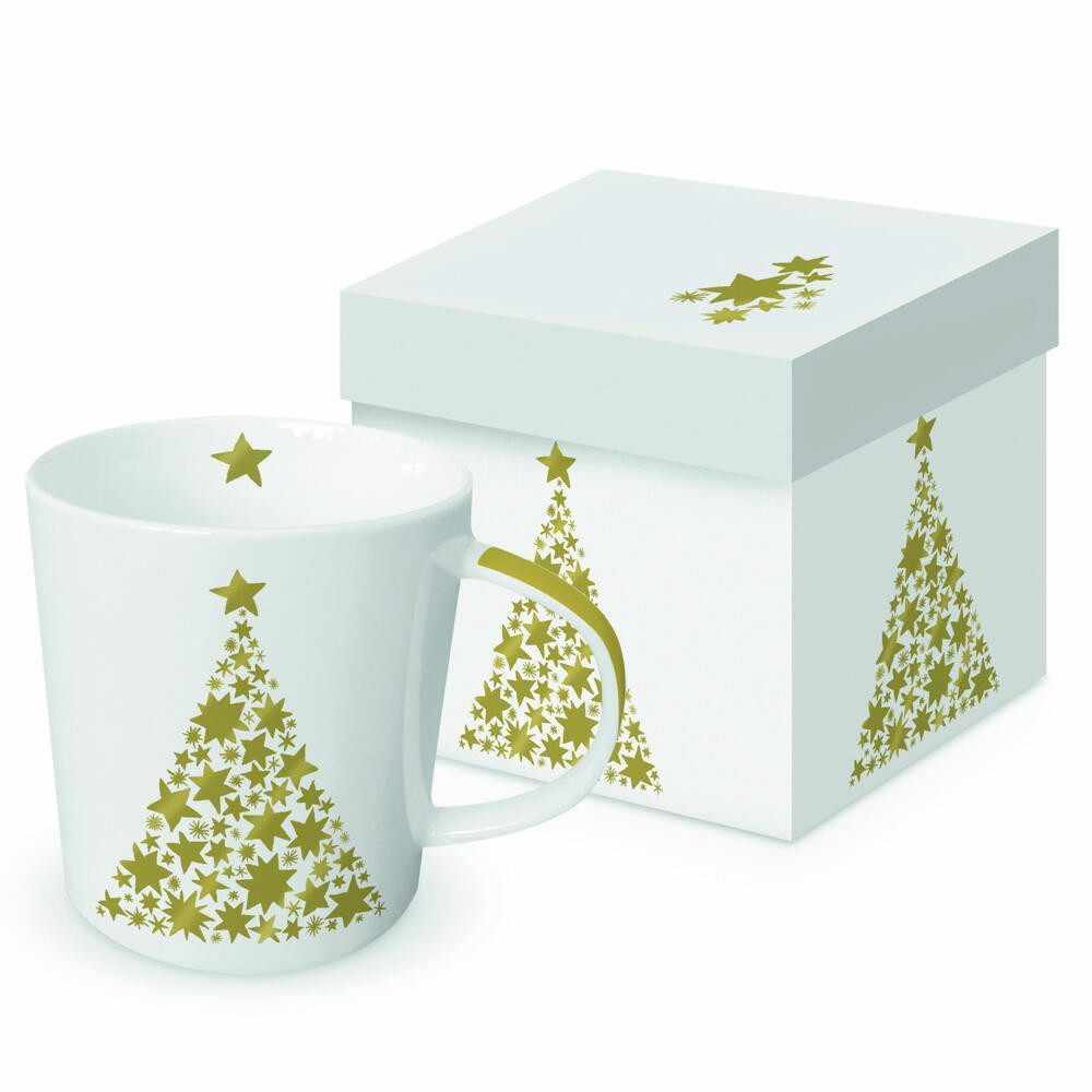 PPD Tasse Tree on Canvas white Trend Mug, 400 ml, Keramik