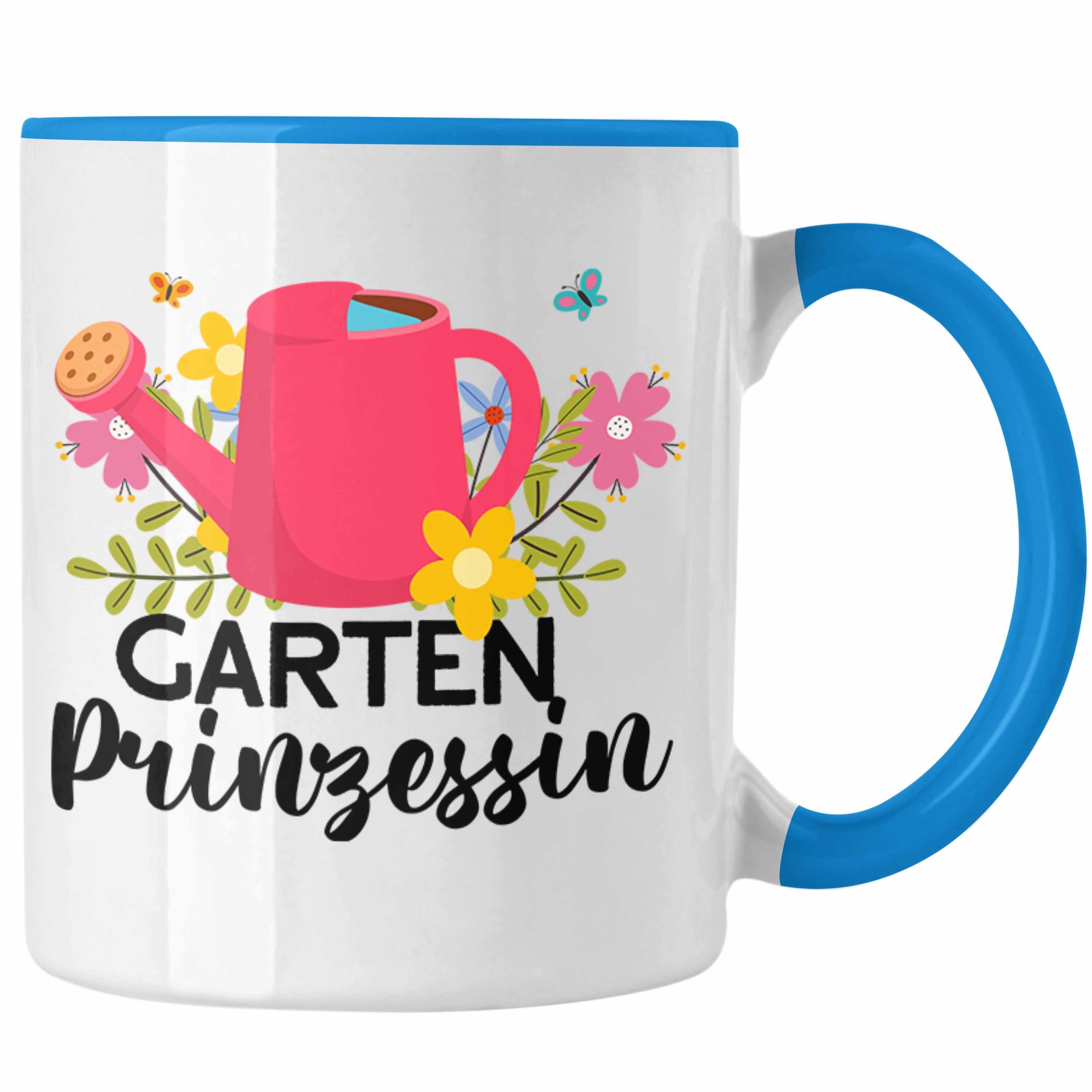 Gärtnerin Trendation Tasse Geschenkidee Tasse Prinzessin Rentnerin Weiss Garten Trendation Geschenk -