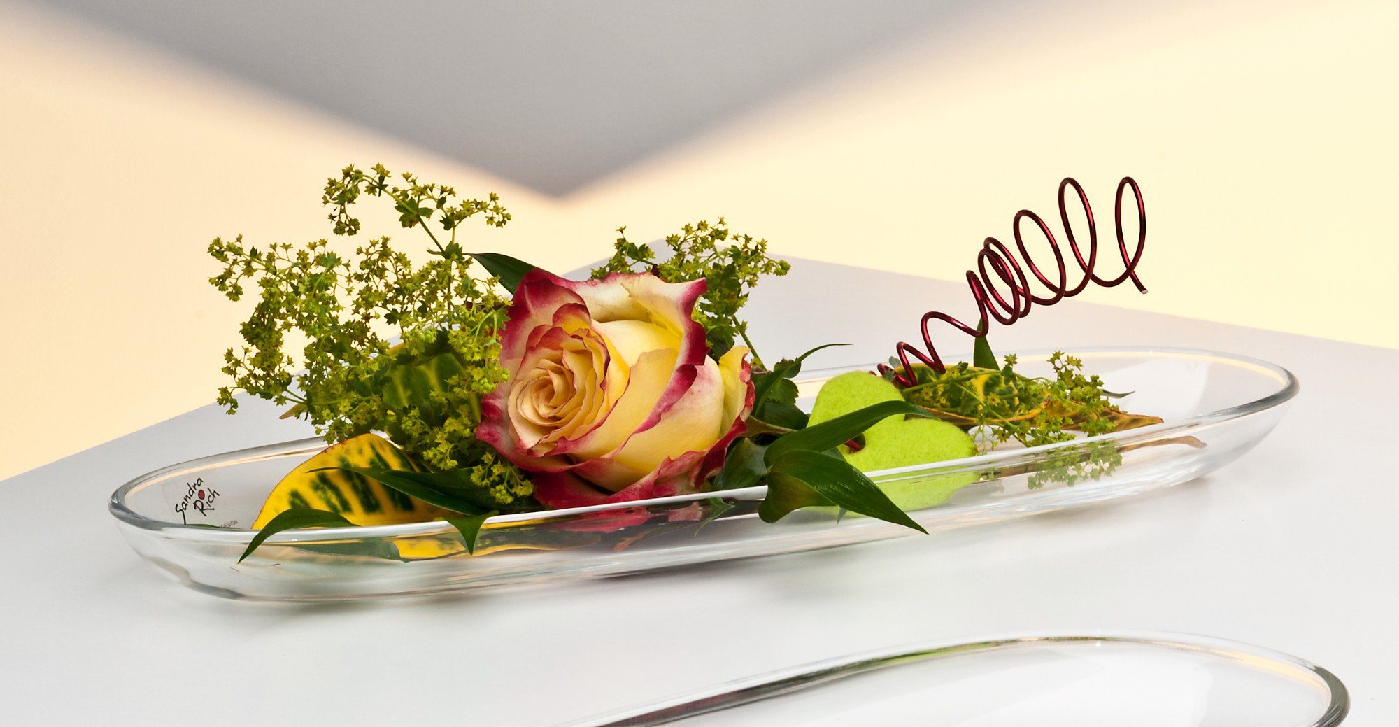 Sandra Rich Schale Glasschale Elegance klar oval von Sandra Rich, Glas