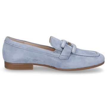 Gabor Gabor Damen Leder Loafer hellblau Slipper