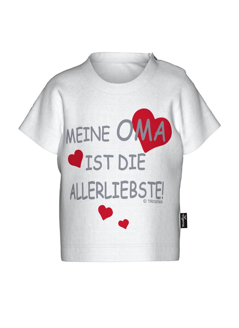 Trigema T-Shirt TRIGEMA T-Shirt Omas Liebling (1-tlg)