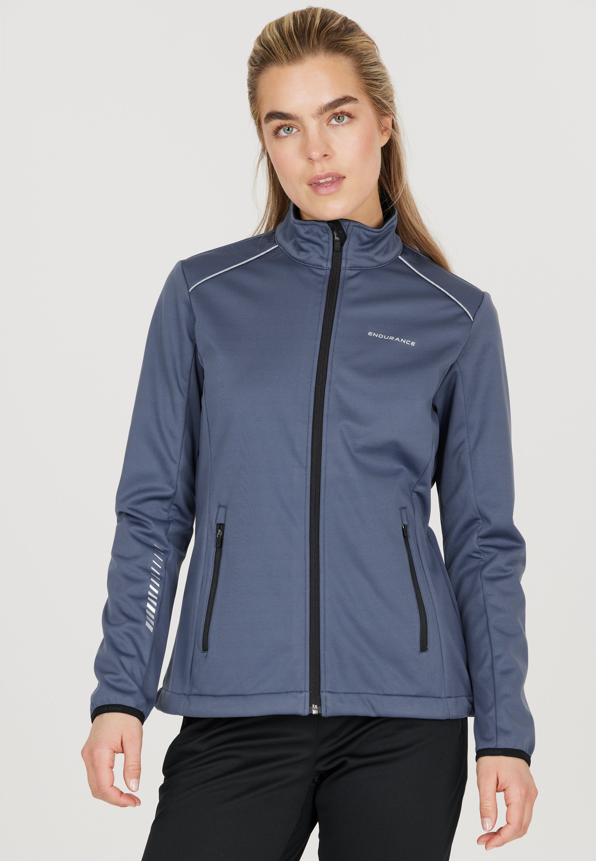 ENDURANCE Softshelljacke Zora mit wasser- und winddichter Funktion blau