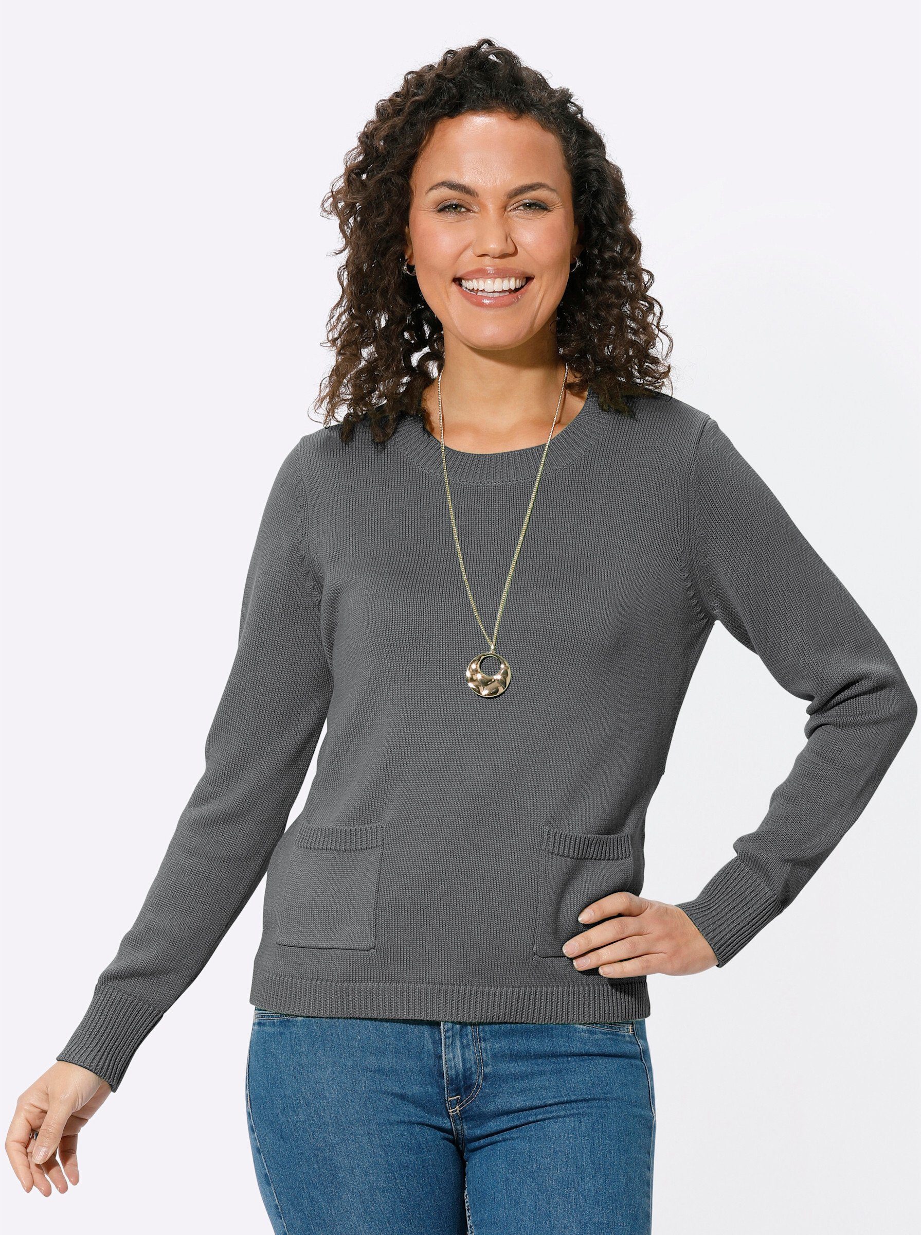 Casual Looks Rundhalspullover "Pullover" günstig online kaufen