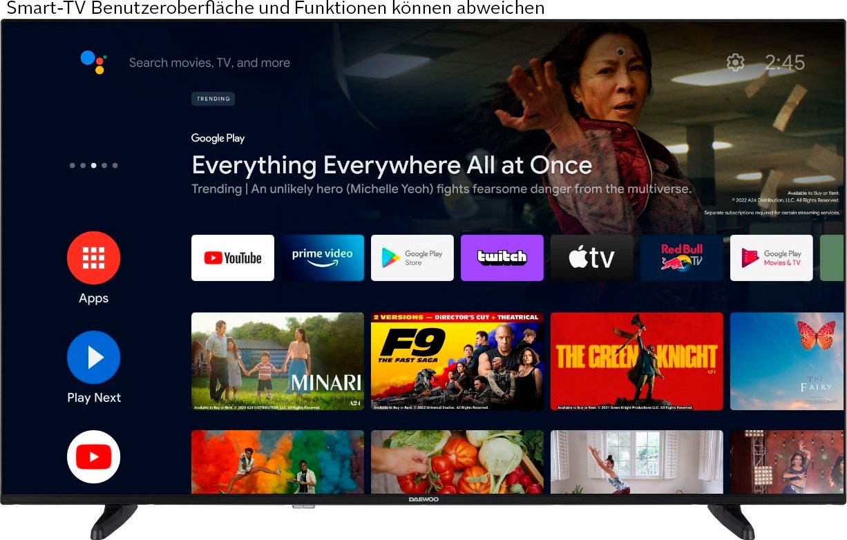 Daewoo 43DM72UAD DLED-Fernseher (108 cm/...