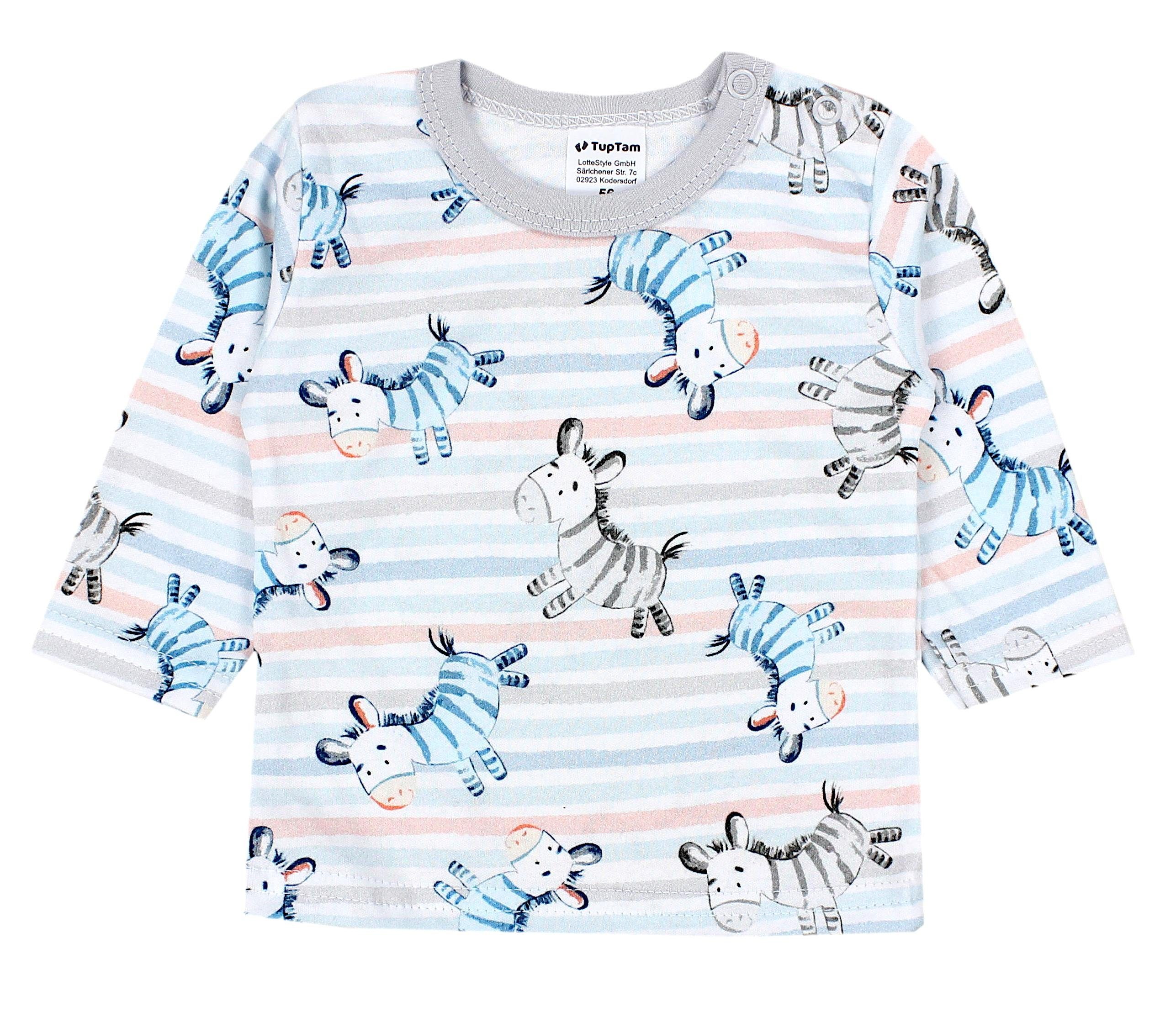 TupTam Langarmshirt TupTam Baby Jungen 7 Set 5er Langarmshirt Gestreift Mehrfarbig