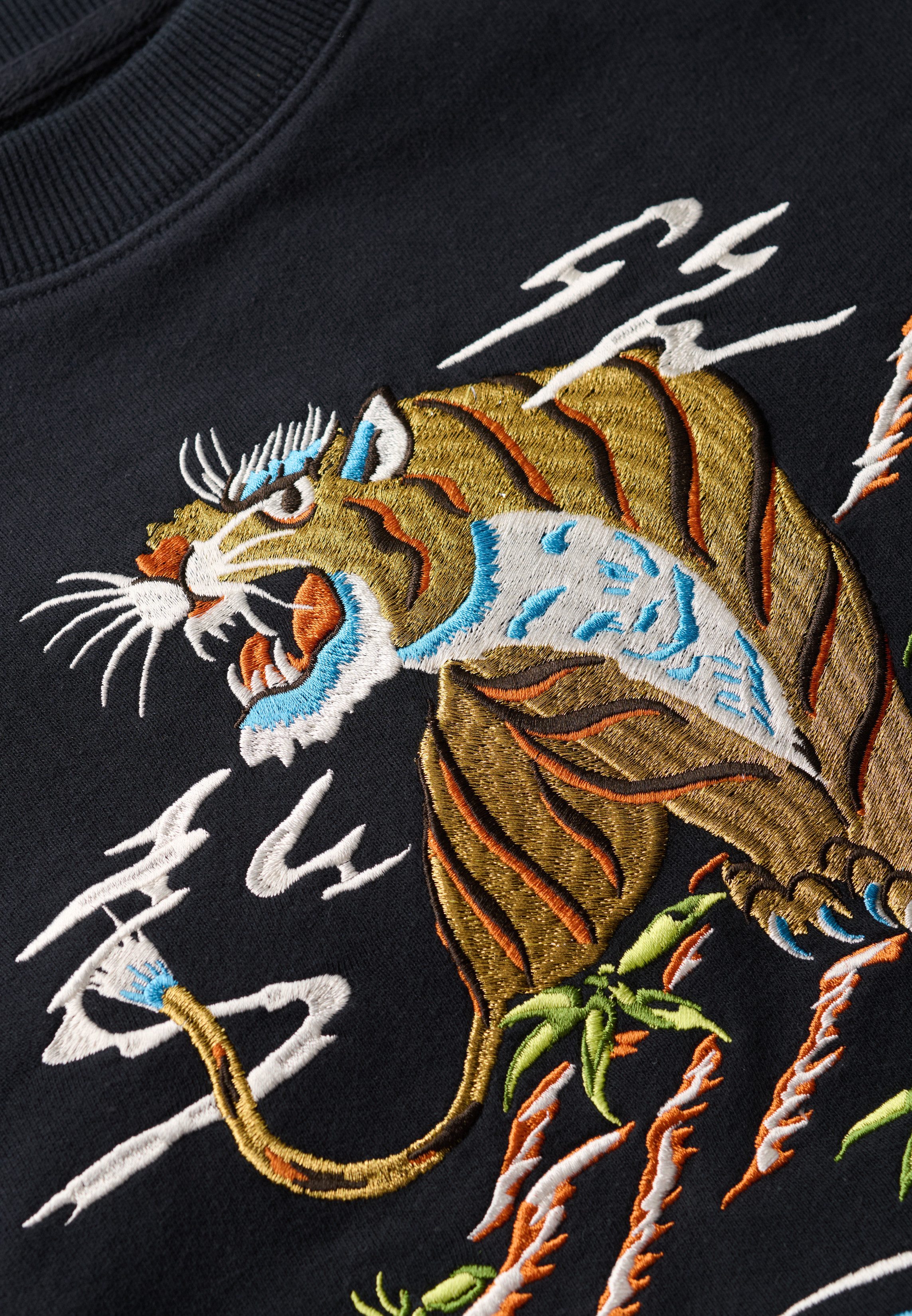 Superdry Sweatshirt SUIKA EMBROIDERED LOOSE CREW