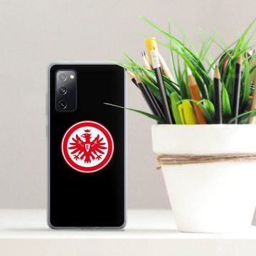 DeinDesign Handyhülle Eintracht Frankfurt SGE Adler Eintracht Frankfurt schwarz, Samsung Galaxy S20 FE 5G Silikon Hülle Bumper Case Handy Schutzhülle