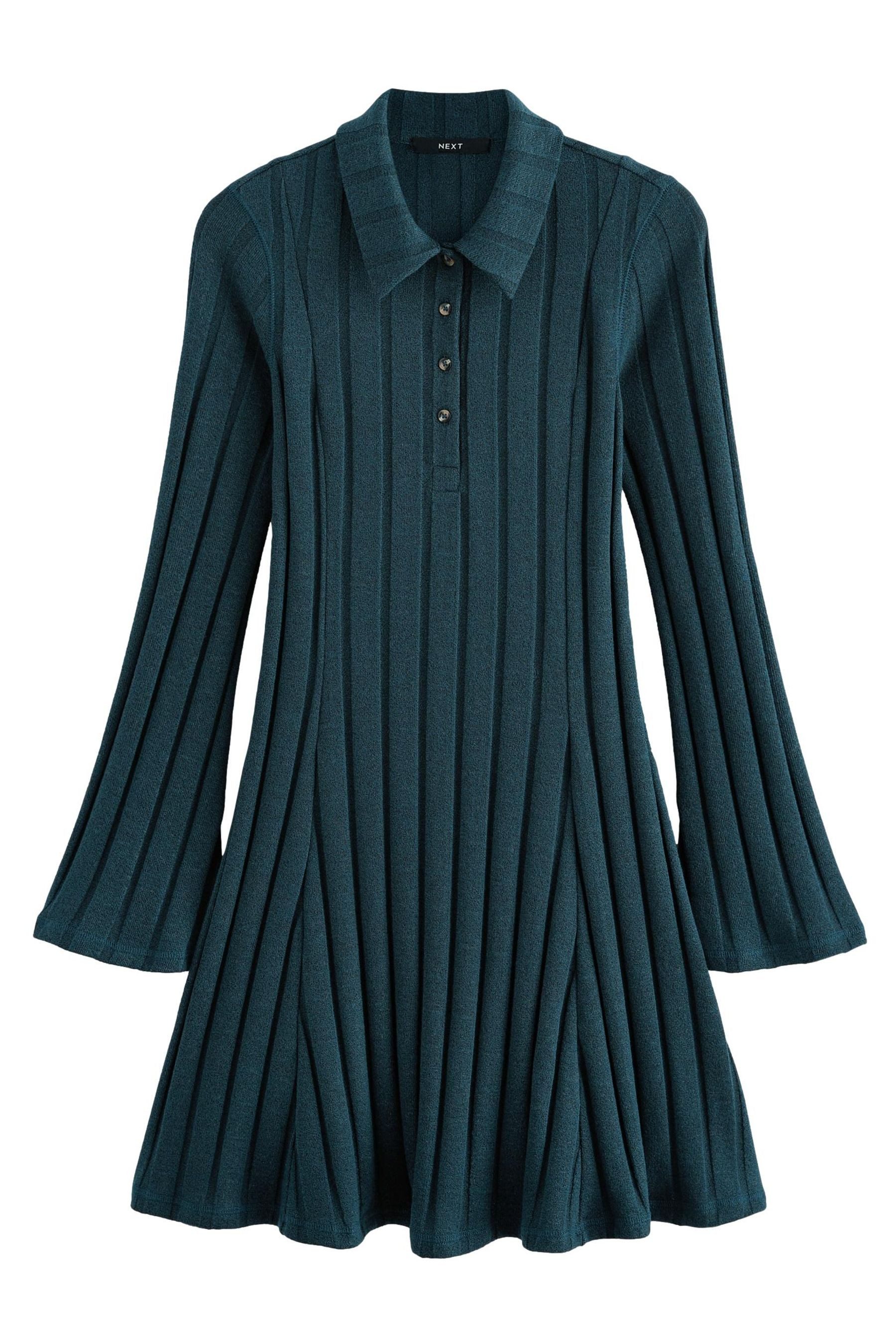 Next Minikleid Geripptes langärmeliges Minikleid mit günstig online kaufen