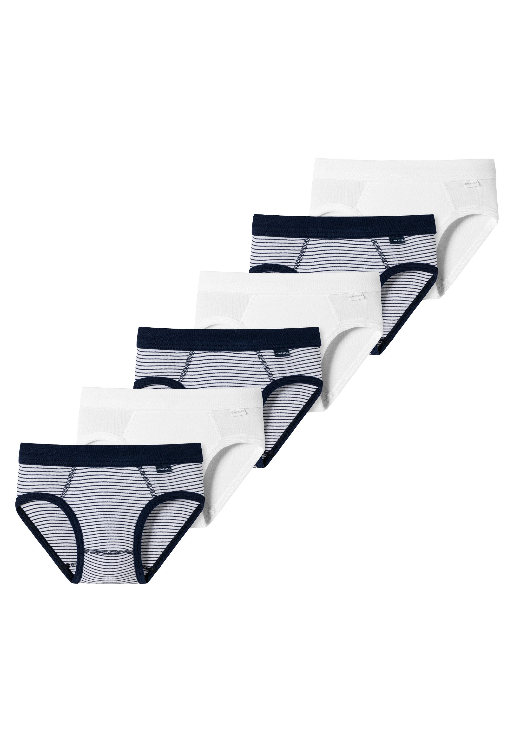 Slip 6er Pack Kids Boys Feinripp Organic Cotton