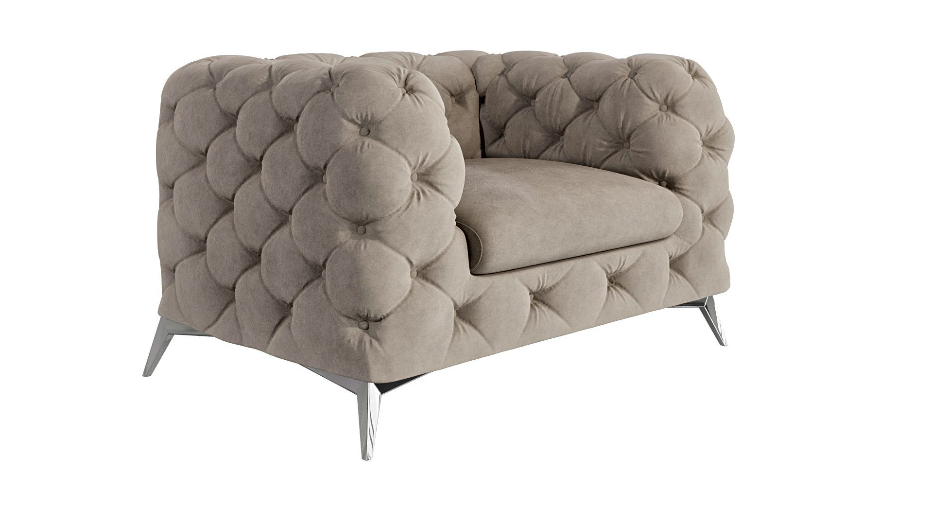 S-Style Möbel Chesterfield-Sessel Kalina mit silbernen günstig online kaufen