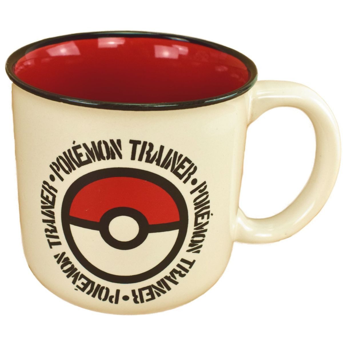 Stor Tasse Tasse Pokeball Motiv Pokemon 400 ml aus Keramik, 1-tlg., Keramik, authentisches Design