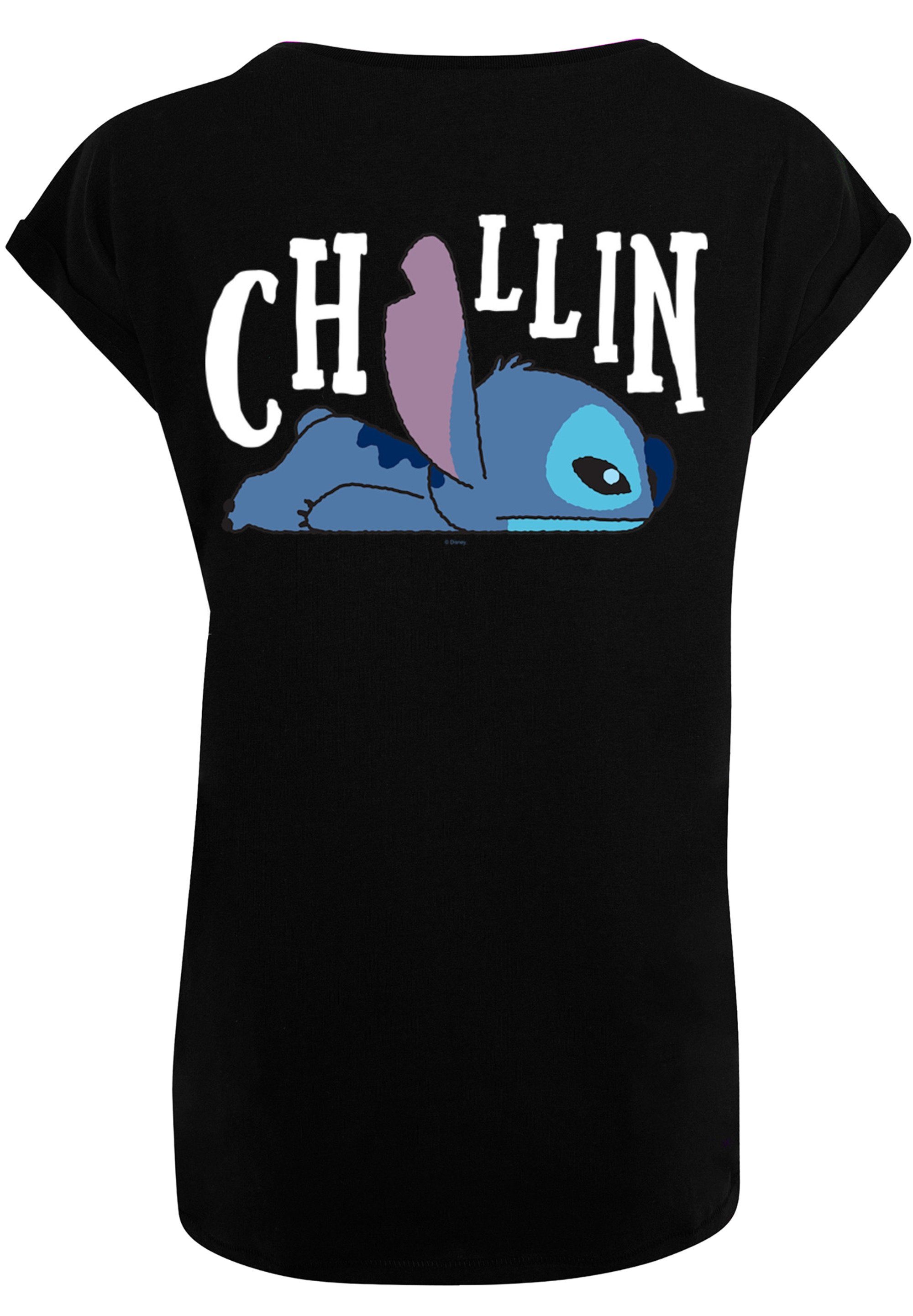 F4NT4STIC T-Shirt PLUS SIZE Disney Lilo And Stitch Stitch Backside Breast Print Print | T-Shirts