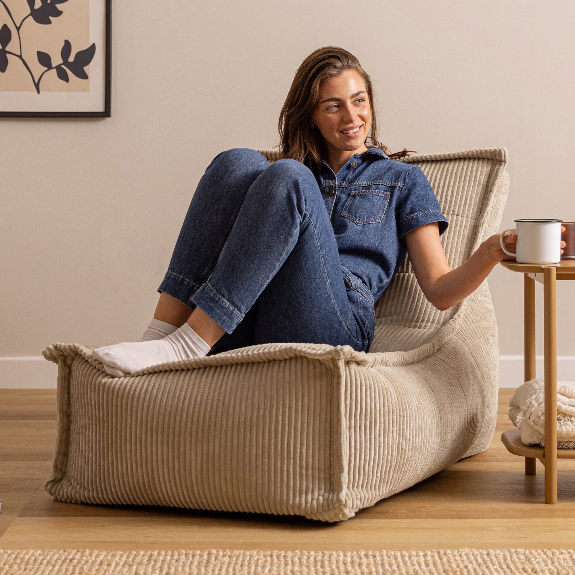 icon Sitzsack Liege aus Cord „Dolce“, günstig online kaufen