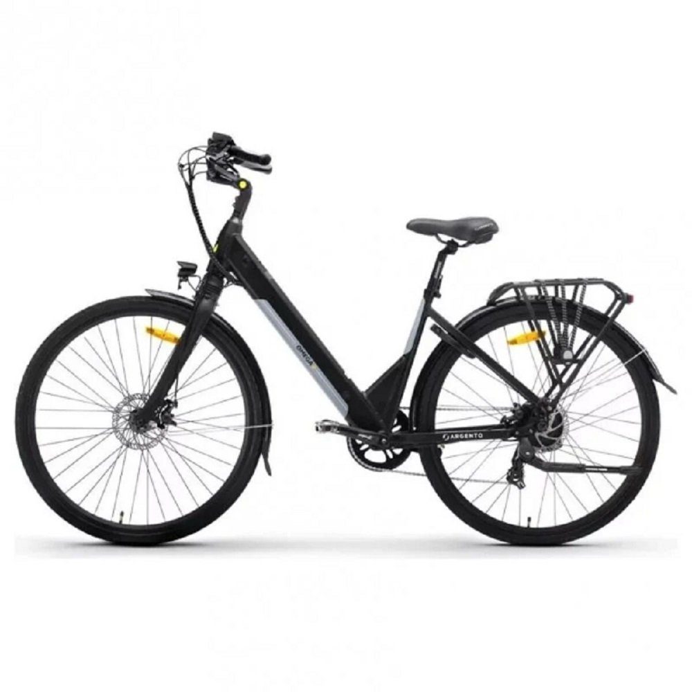 OMEGA_PLUS01 Argento 27,5" Elektrofahrrad km/h 25 E-Bike Bike DOTMALL