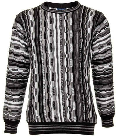 Cascallo Вязаные свитера Giovanni - Gestrickter Luxus Designer Rundhals-Pullover Regular Fit (1-tlg)