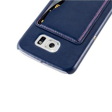 Cadorabo Handyhülle Samsung Galaxy S3 / S3 NEO Samsung Galaxy S6, Handy Schutzhülle - Hülle - Robustes Hard Cover Back Case - Kartenfach