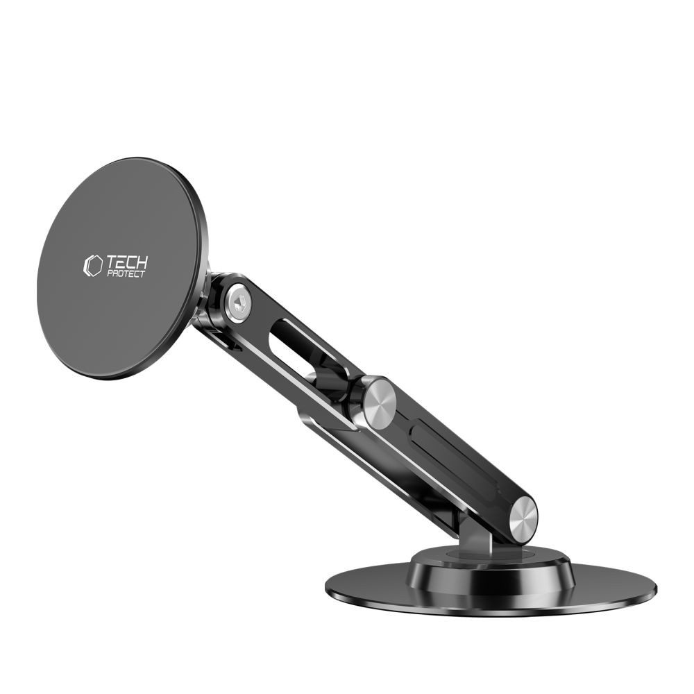 TECH PROTECT Smartphone-Halterung Tischständer Handyhalter Schreibtischhalterung, (Spar-Set, 1-tlg., 360° drehbar, stabil, MagSafe-kompatibel, 360° drehbar, Aluminium)