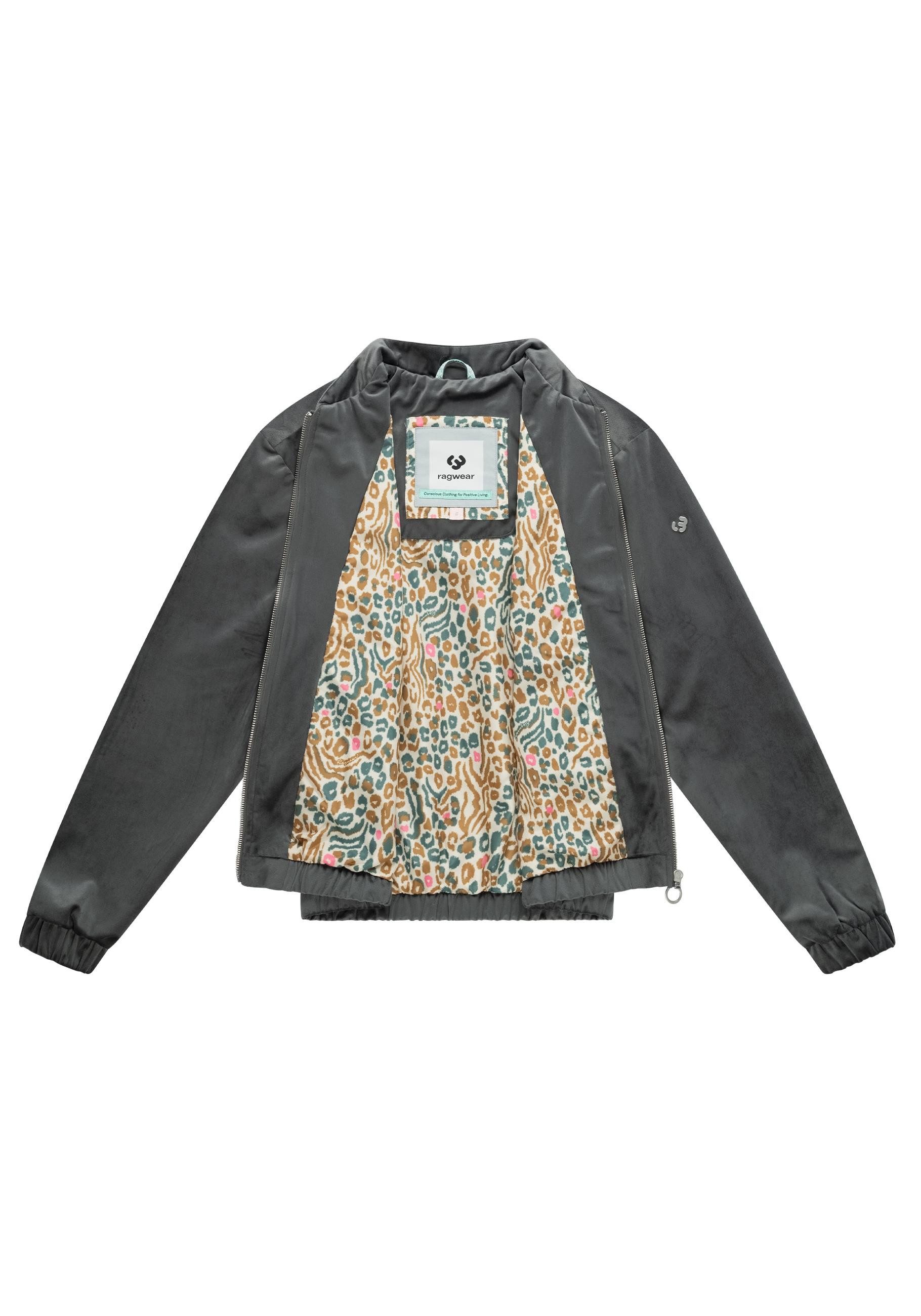 Ragwear Bomberjacke Velvetie Modische Blousonjacke aus kuscheligem Samt – Bild 4 von 5
