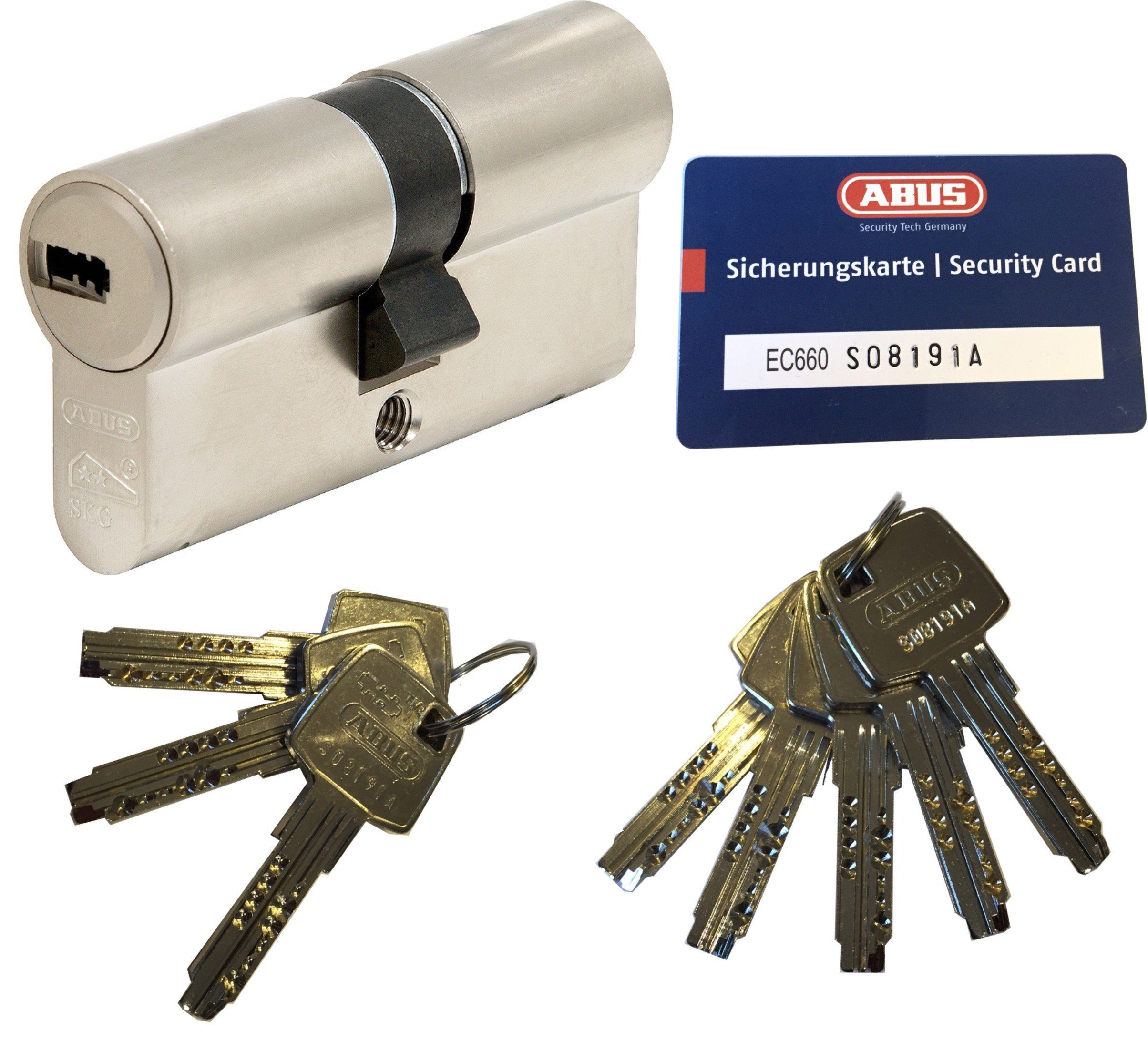 ABUS Profilzylinder ABUS EC660 Doppelzylinder versch. Längen, 3- 10 Schlüssel, Verschiedenschließend mit N+G