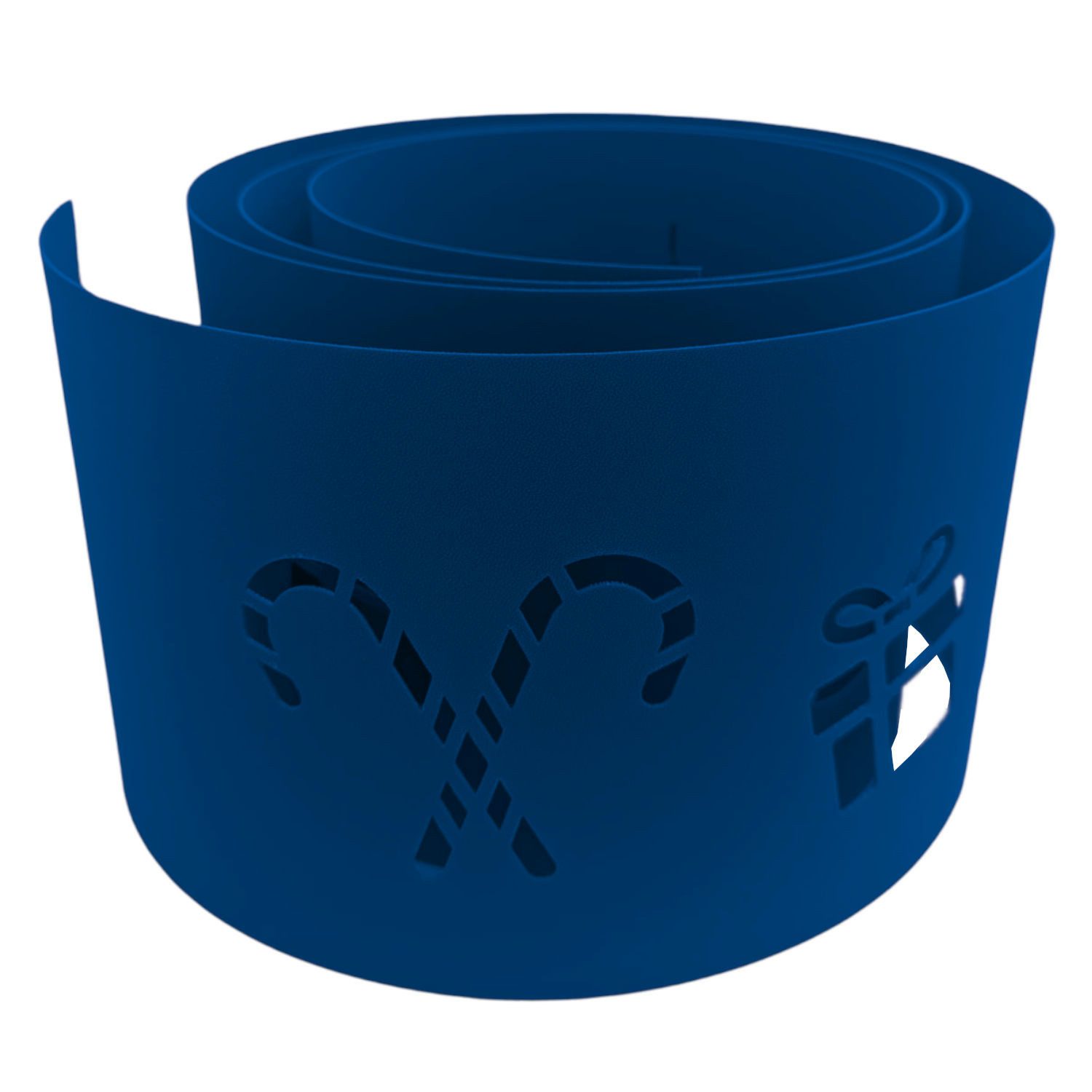 zaunzu Sichtschutzstreifen zaunzu PREMIUM Weihnachtsdeko Enzianblau, günstig online kaufen