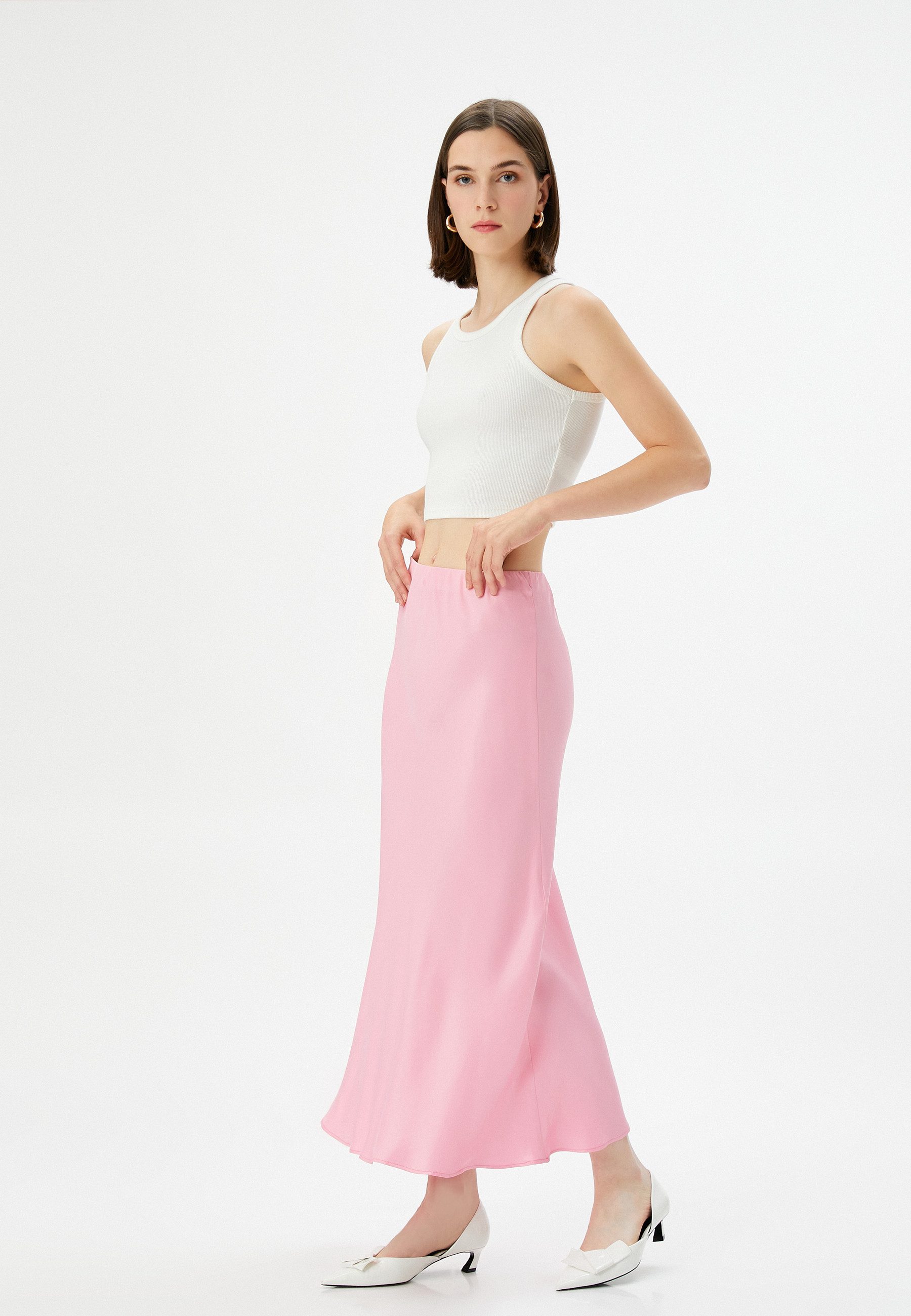 Koton A-Linien-Rock Midi Länge Mit Schlag(Halbkreis) A-Linien-Rock günstig online kaufen