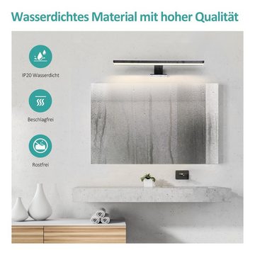 EMKE LED Spiegelleuchte EMKE LED Spiegelleuchte Bad Spiegelleuchte Spiegellampen für das Bad, 40cm, 3 Installations Methoden, LED Schrankleuchte