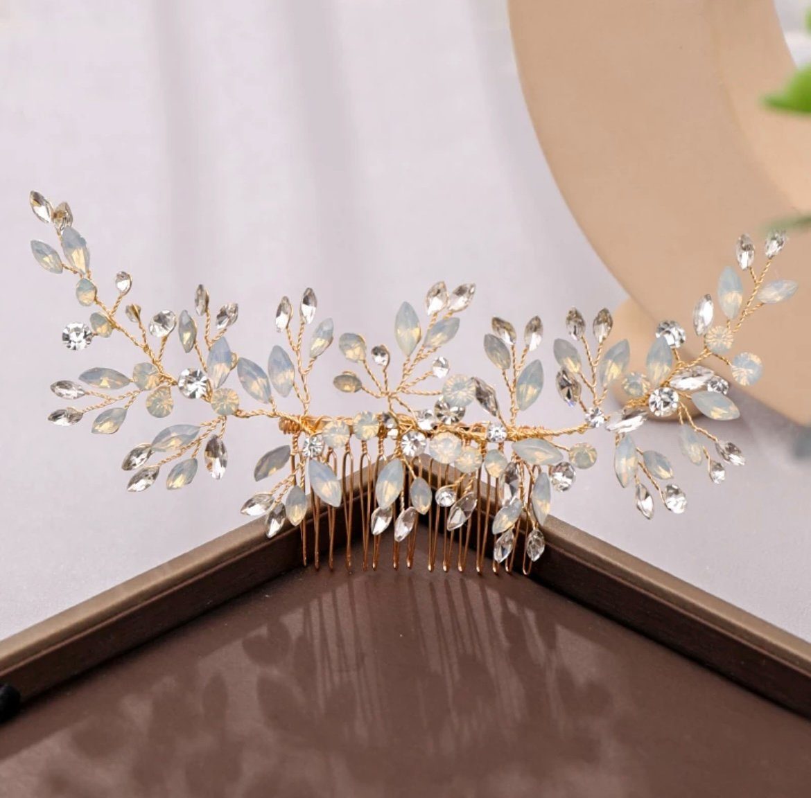 5. Bild von Brautkrone Diadem »Haarkamm Braut Haarschmuck Hochzeit Hochzeitsschmuck«