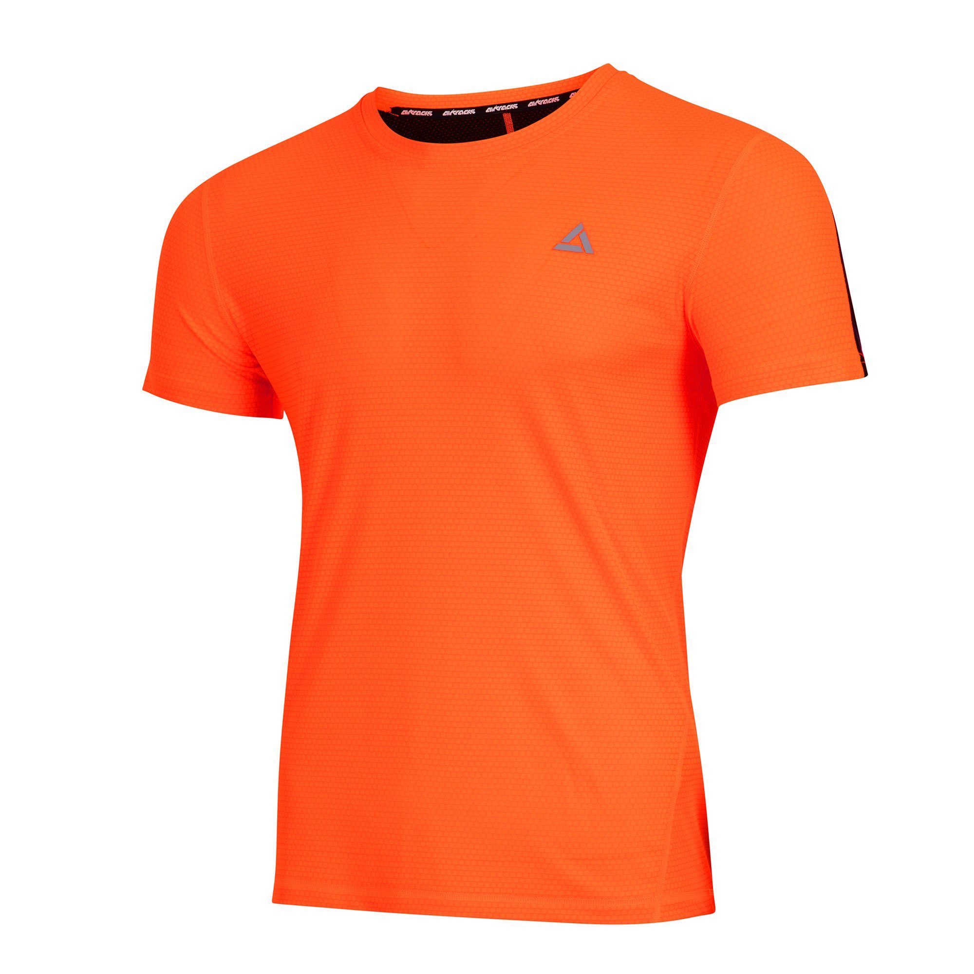 Airtracks Laufshirt Herren Laufshirt Kurzarm Pro Line (Funktionsshirt mit optimalem Tragekomfort Atmungsaktiv, Quick Dry Funktion) < S M L XL XXL XXXL >