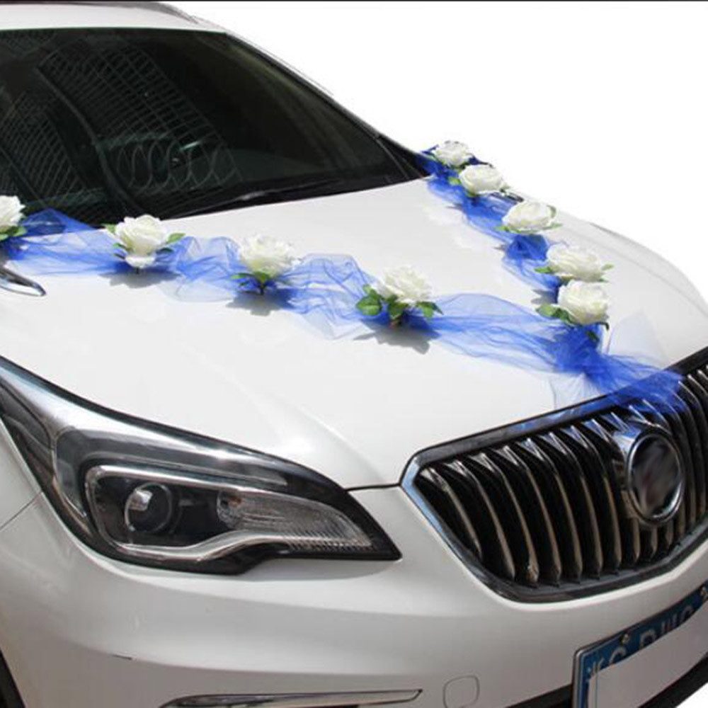 Kunstblume Wedding Girlande Autodeko Hochzeitsdeko, Bextsrack
