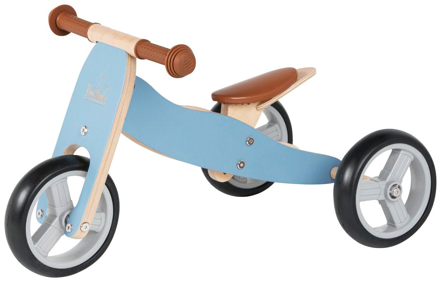 Spielzeug Laufräder Pinolino® Laufrad Charlie, für Kinder ab 18 Monate, blau-natur