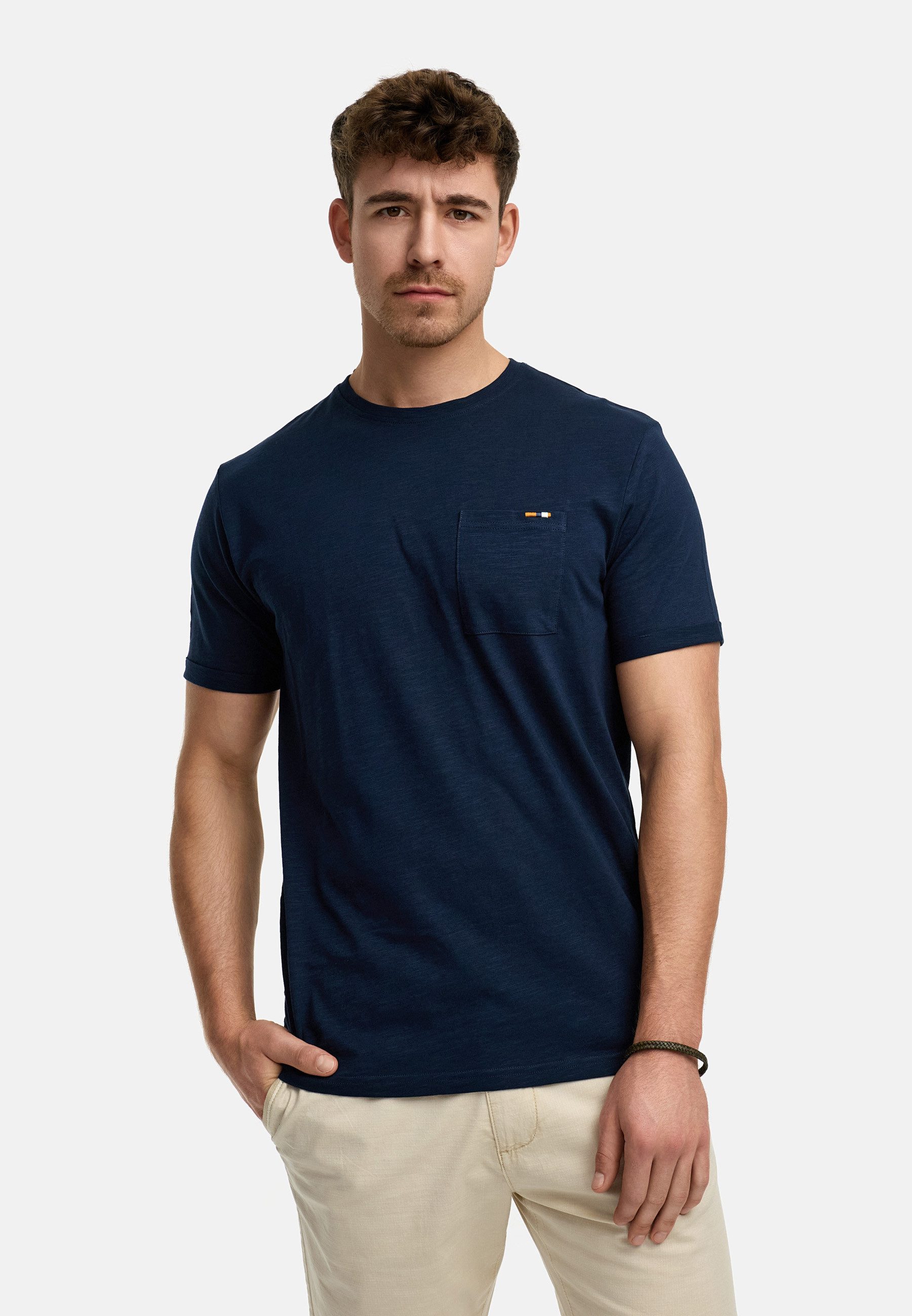 Indicode T-Shirt Herren INAndorra Shirt Tee Herrenshirt Klassisches T-Shirt günstig online kaufen