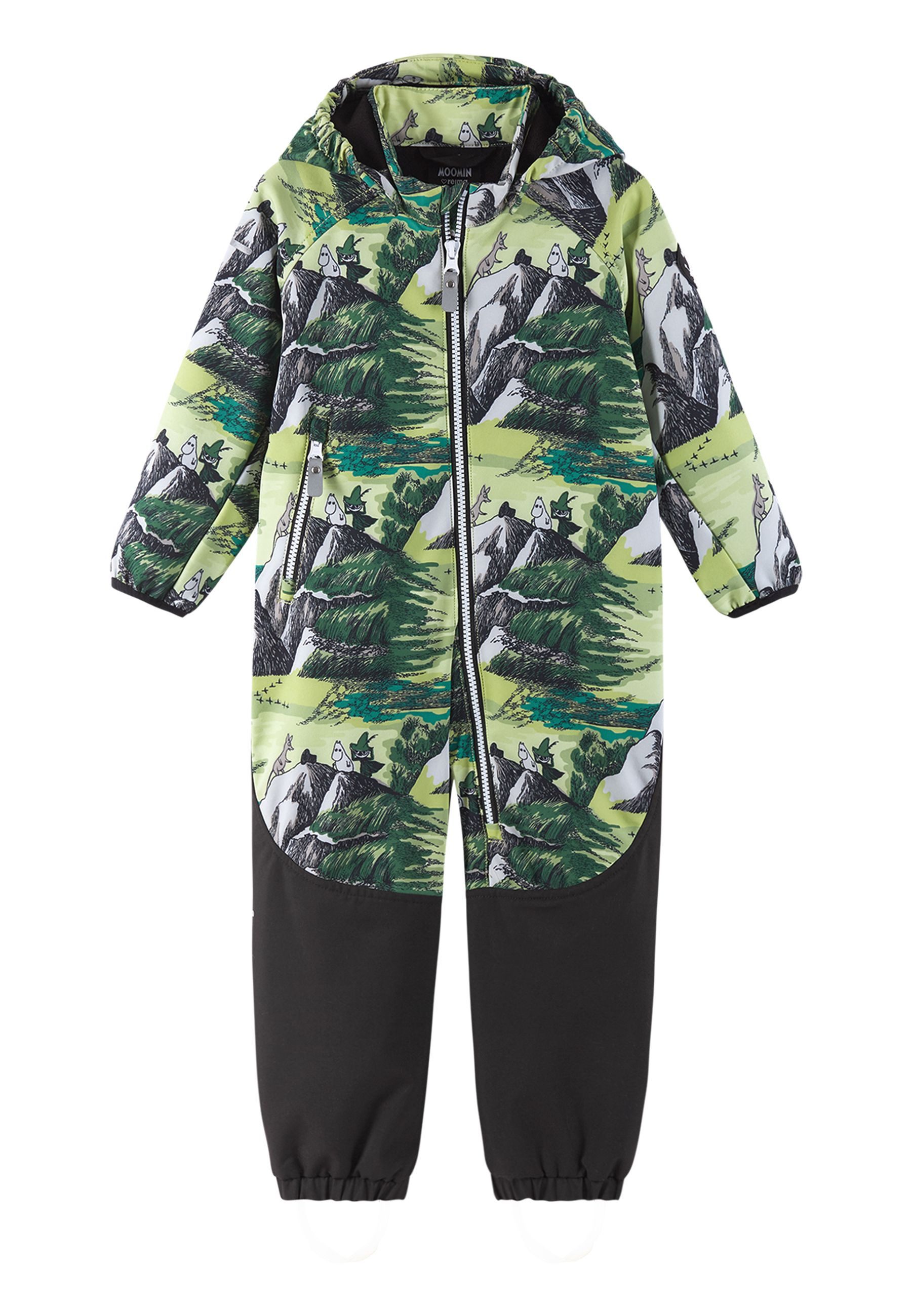 reima Softshelloverall MOOMIN MJOSA PFAS-freie, schmutzabweisende Ausrüstung BIONIC-FINISH®ECO
