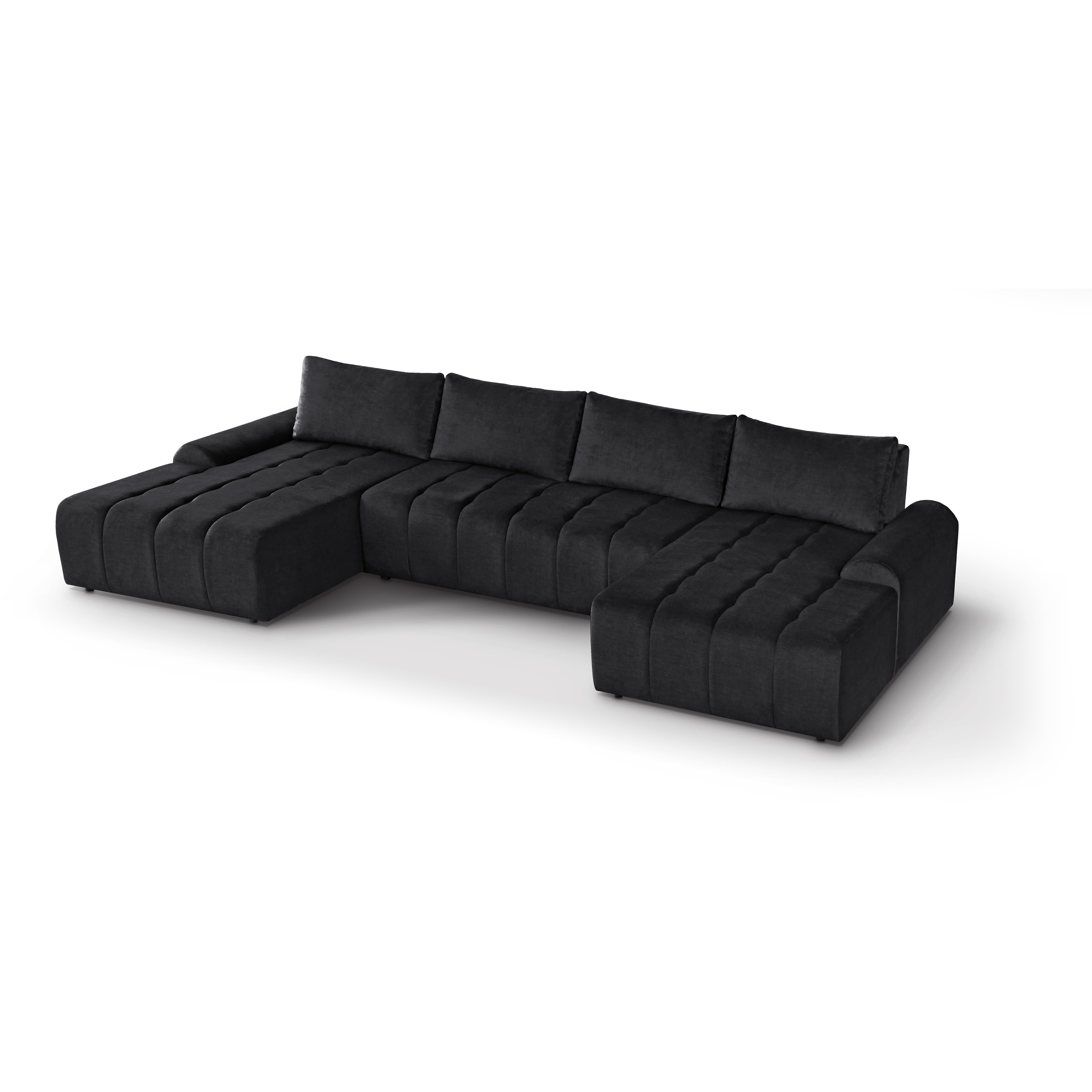 Beautysofa Ecksofa Costa U, inkl. Schlaffunktion, Bettkasten, modernes Loun günstig online kaufen