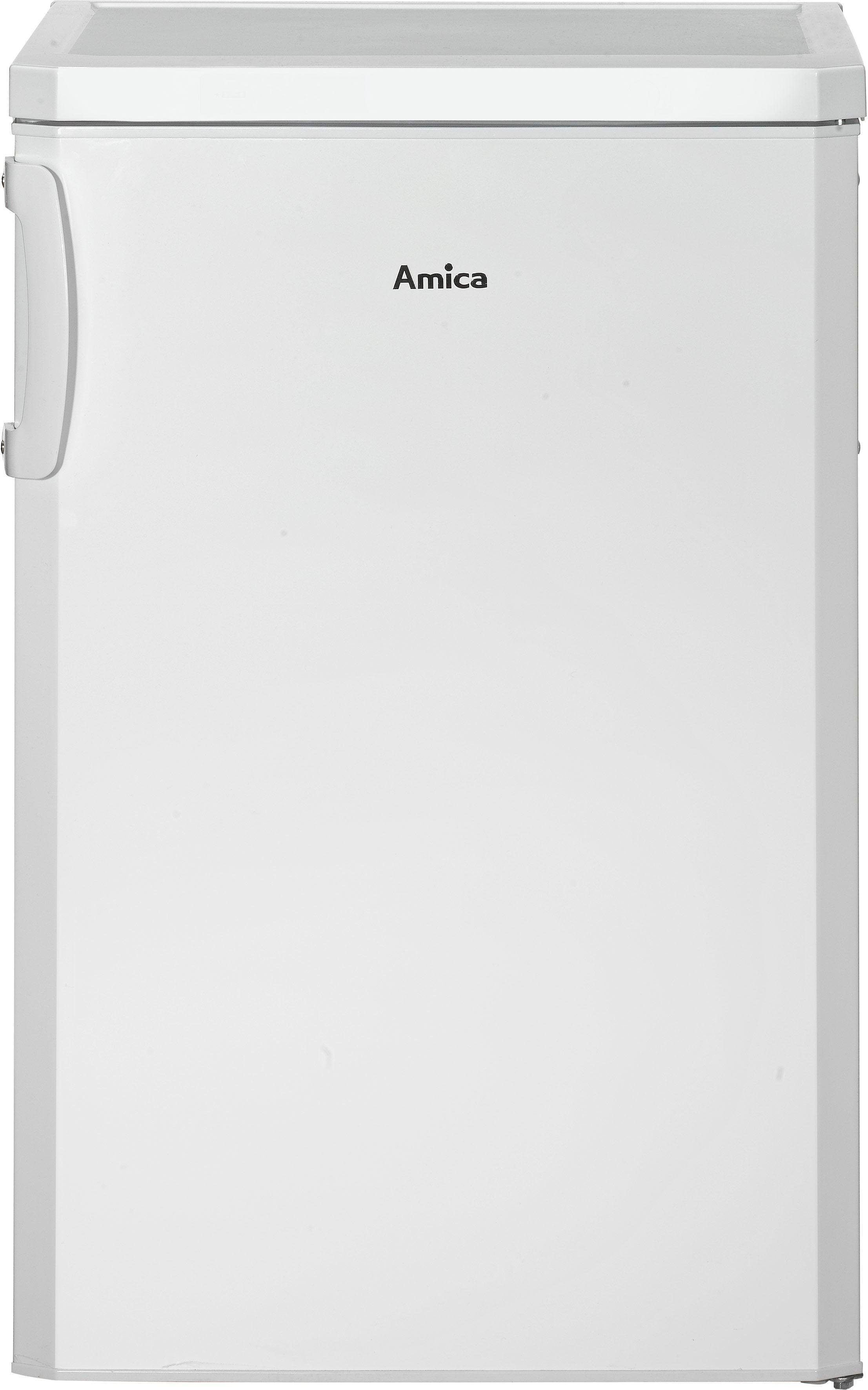 84,5 Kühlschrank Amica Top KS 55 W, 15123 hoch, cm breit cm Table
