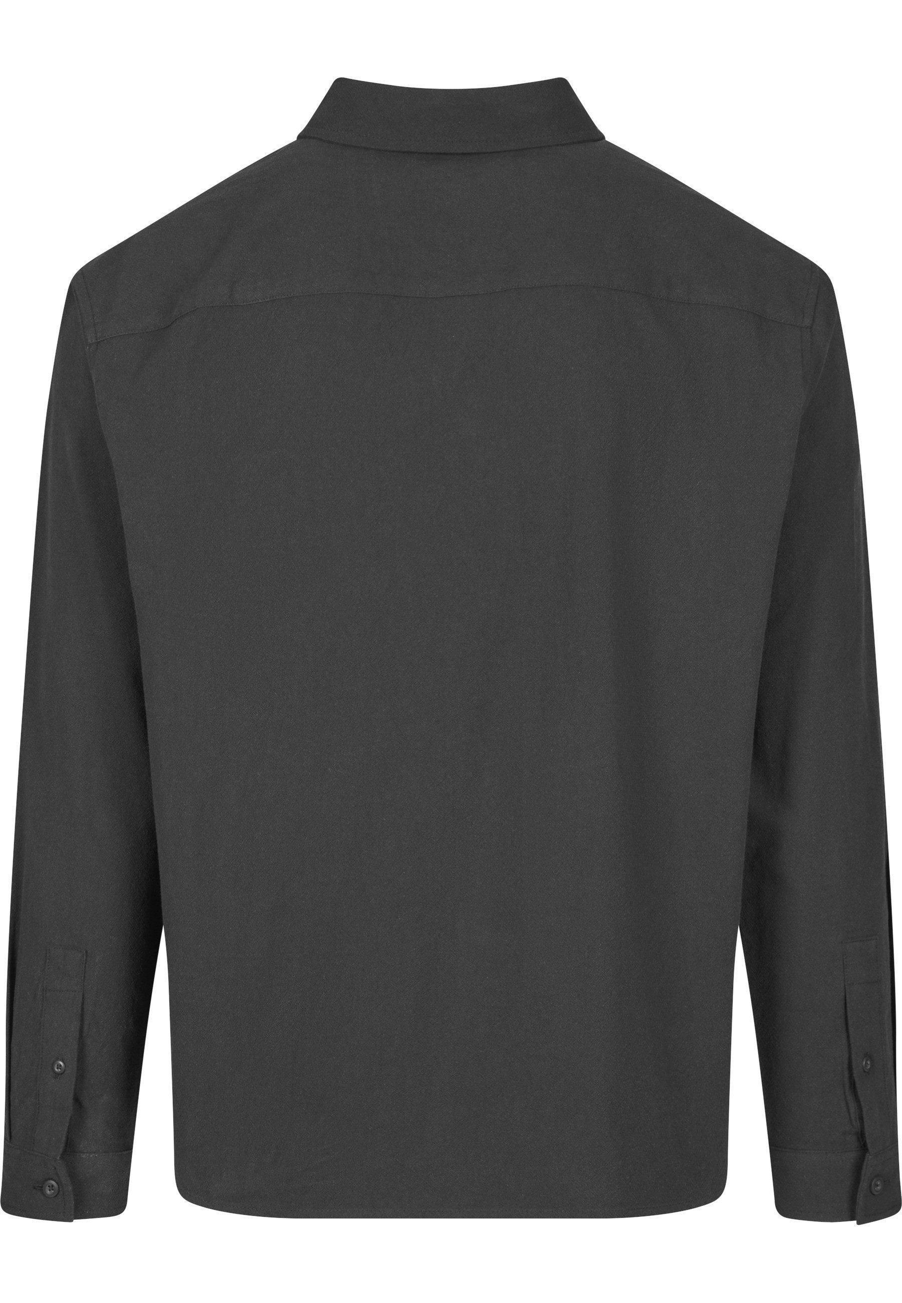 URBAN CLASSICS Langarmhemd Urban Classics Herren Basic Crepe Shirt (1-tlg)