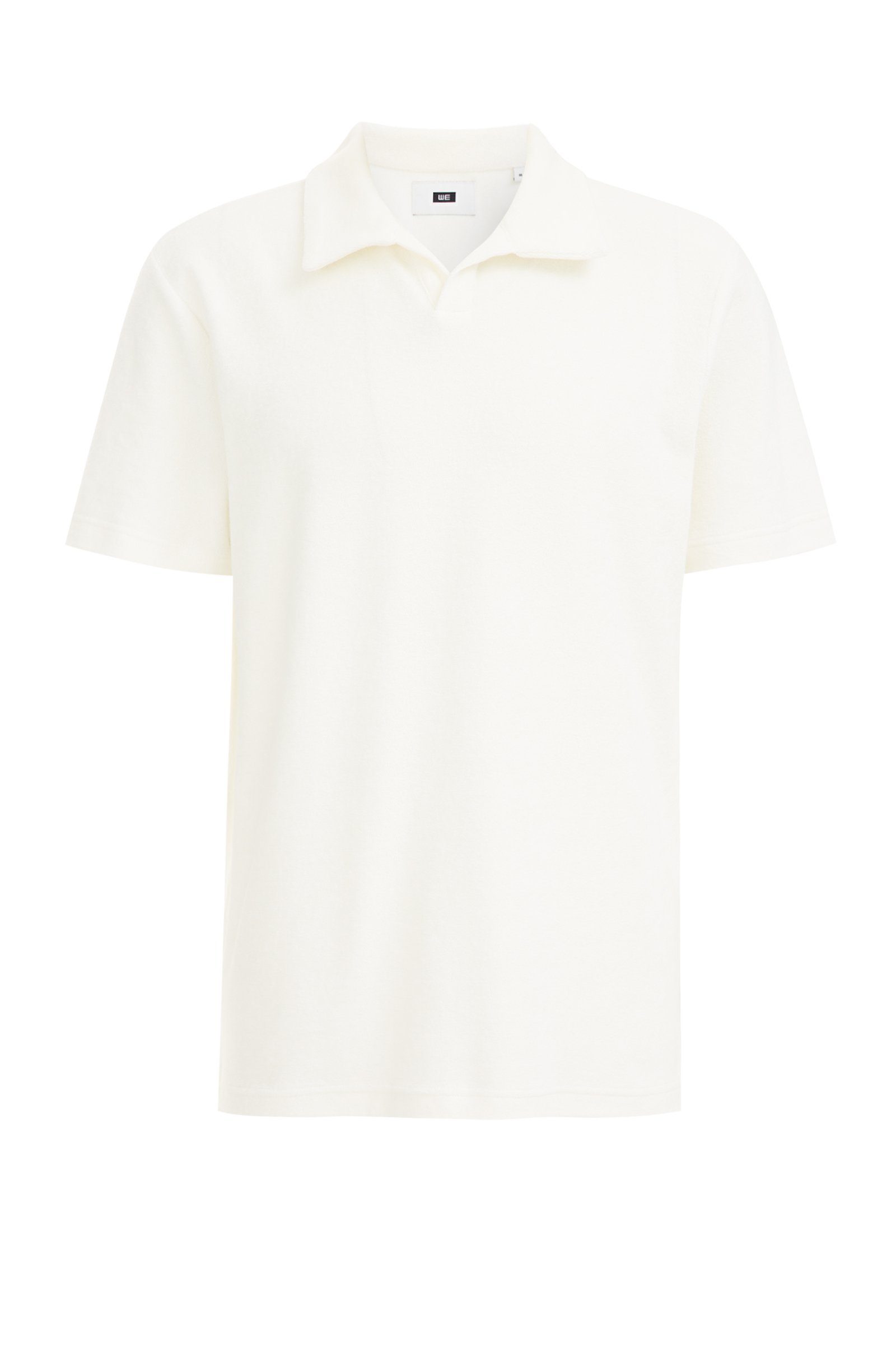 WE Fashion Poloshirt (1-tlg) Weiß