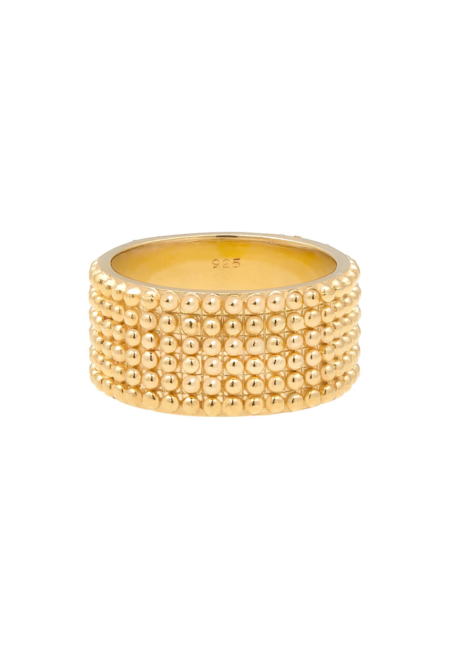 Elli Fingerring Breit Bandring Dots Kugeln günstig online kaufen
