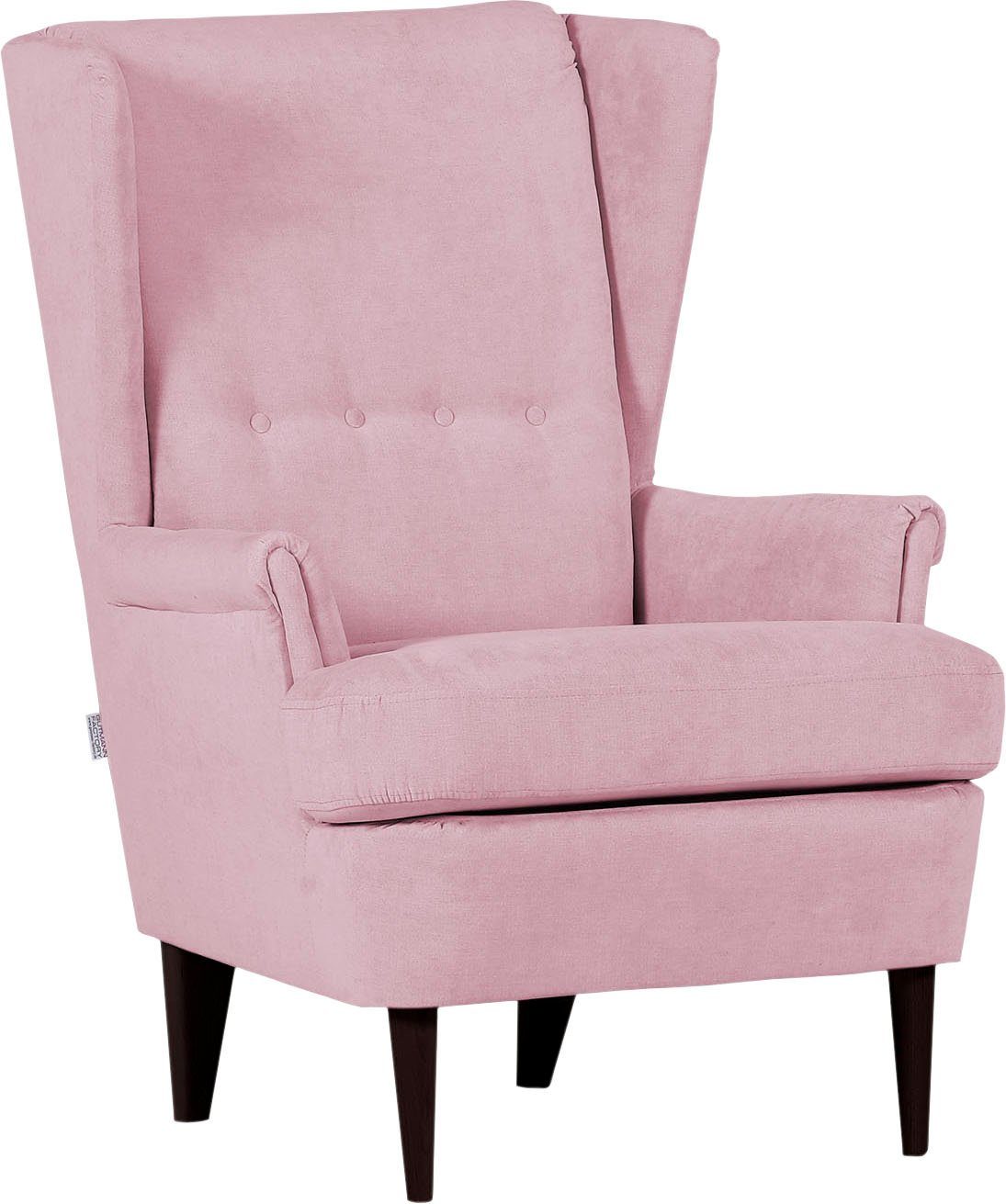 Gutmann Factory Ohrensessel Versailles, Gestell antikfarben oder eiche natur