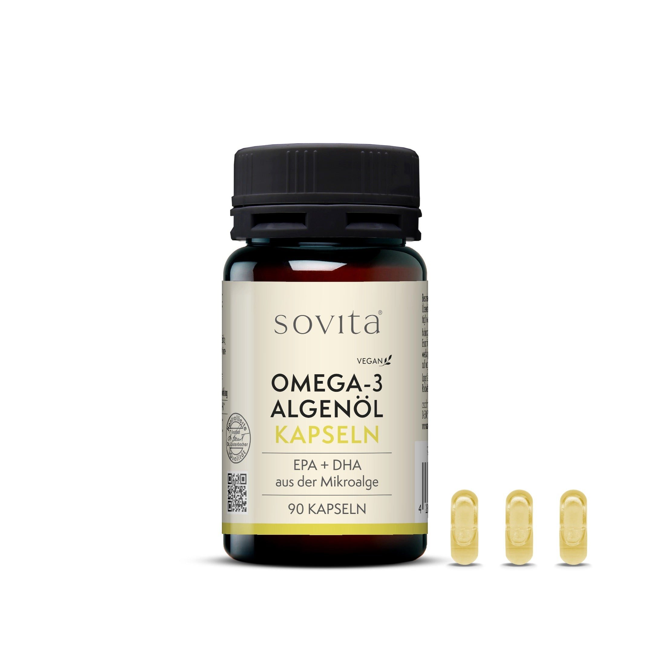 Ascopharm sovita Omega 3 Algenöl Kapseln Kapsel