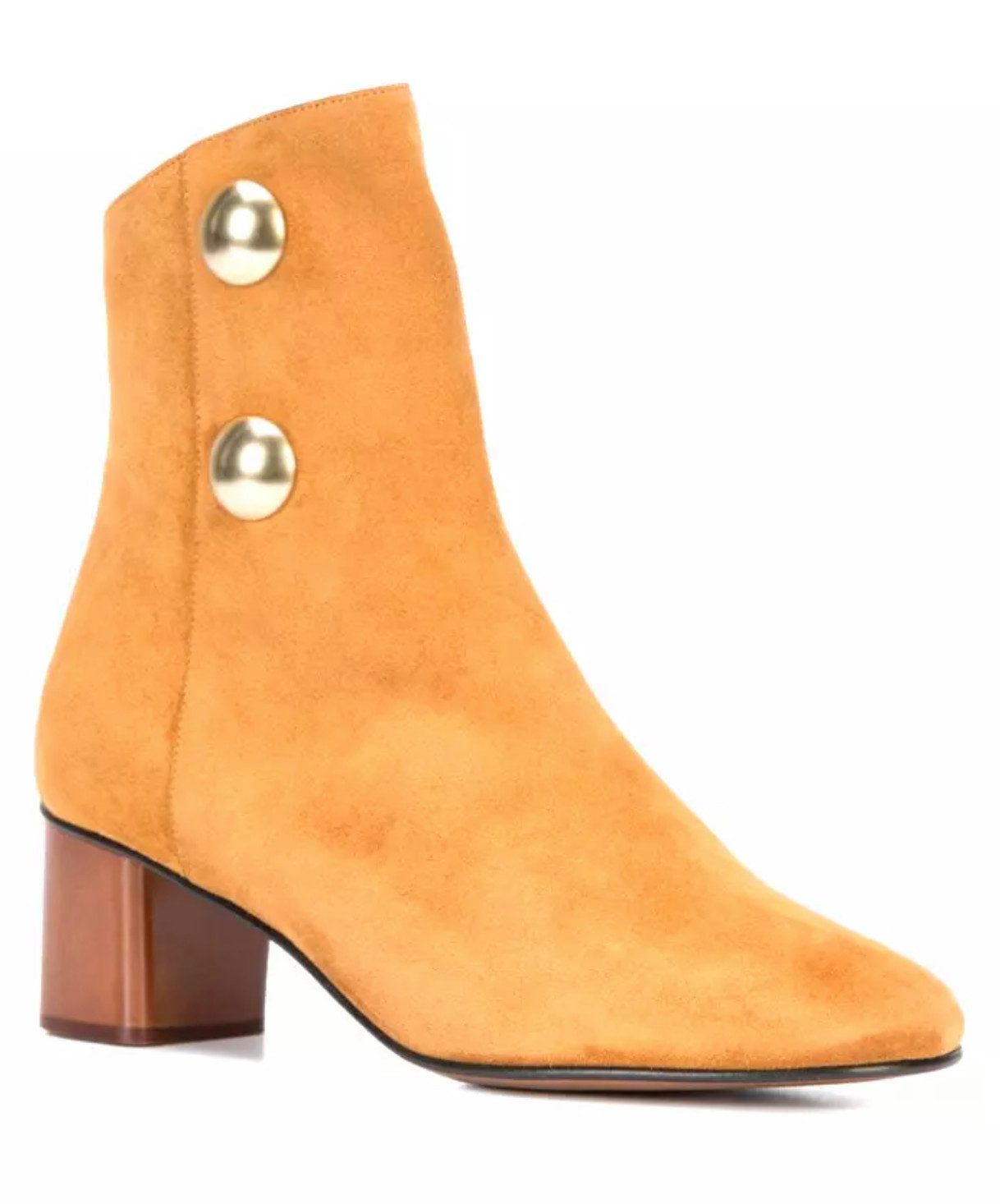 Chloé Orlando Boots Stiefel Suede Schuhe Ankleboots Mischung aus bohemischer Romantik und Pariser Eleganz