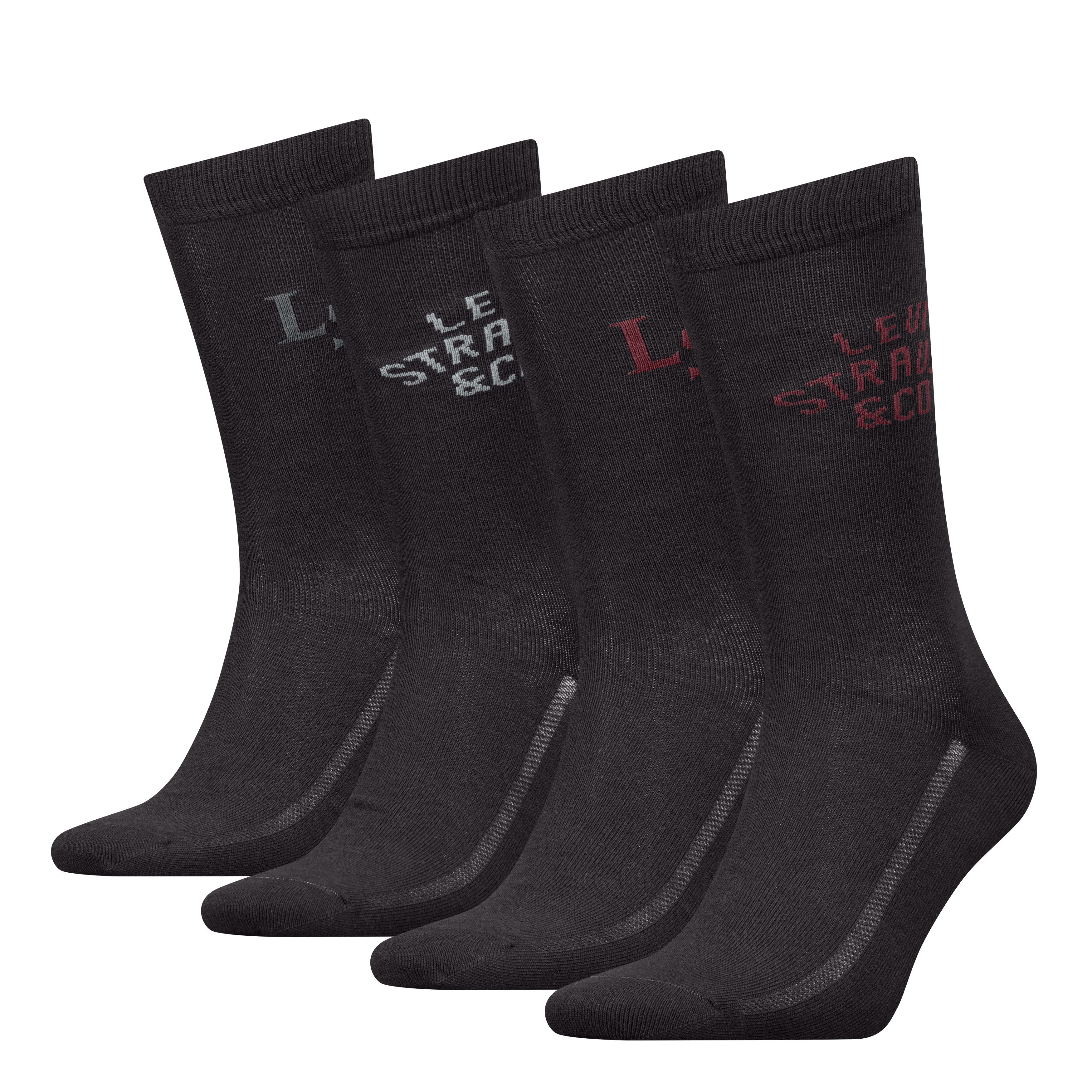 Levi's® Socken LEVIS REG CUT LOGO GIFTBOX 4P (4er Pack) günstig online kaufen