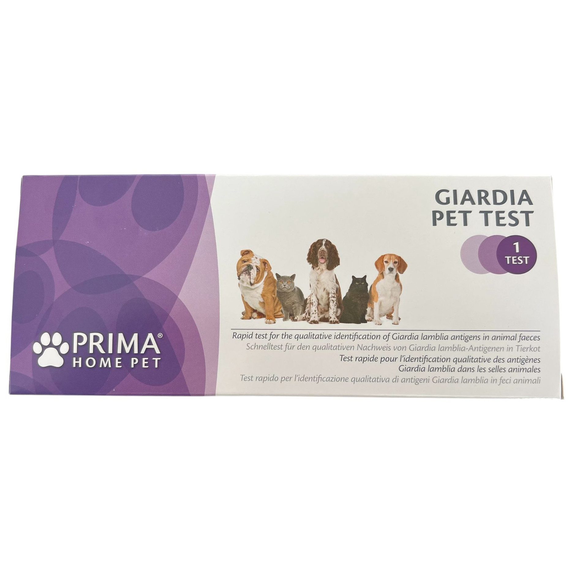 Prima Lab PSA-Schnelltest PRIMA Giardia Pet Home Test für Hunde & Katzen